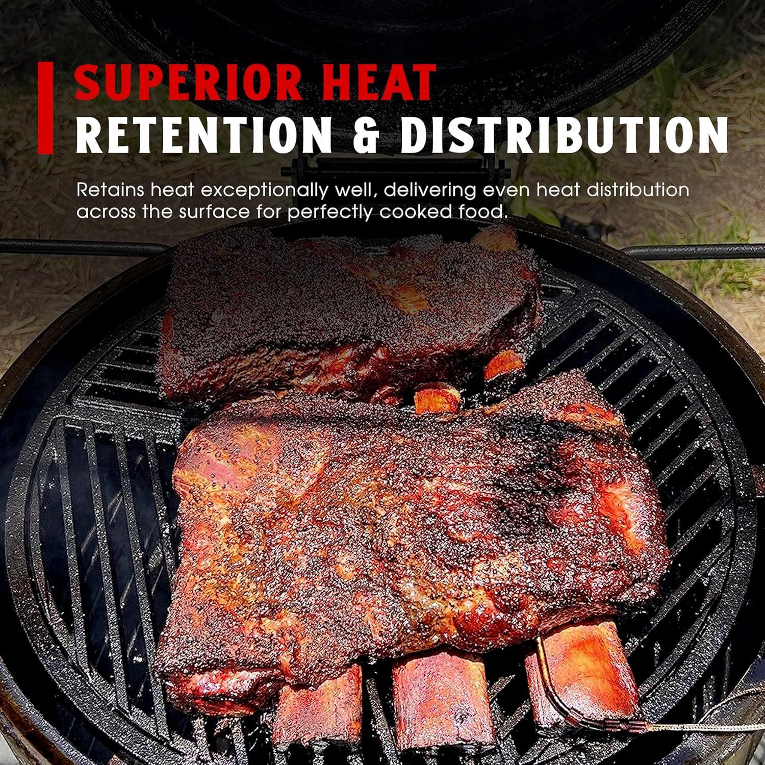 Rejilla Modular de Hierro Fundido Craycort 44.4 cm Pre-Sazonada