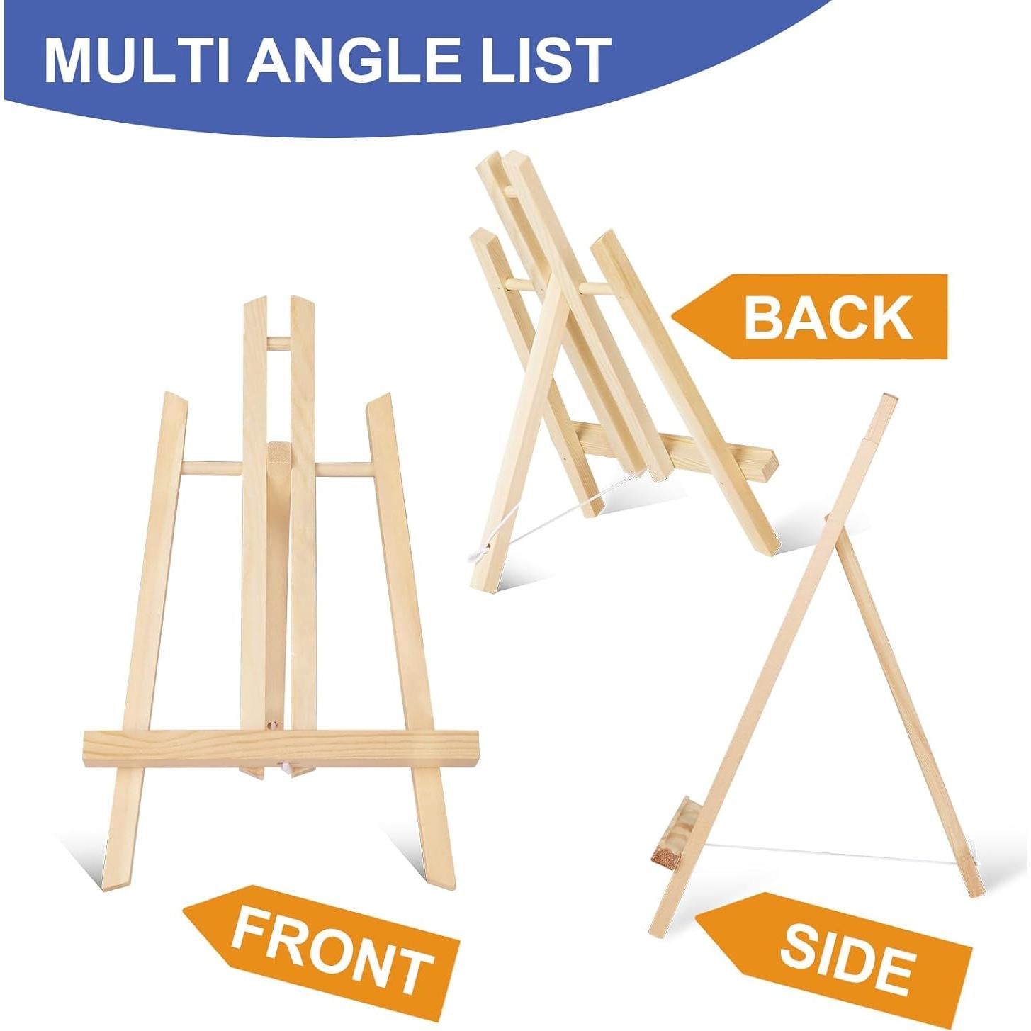 Caballete de Mesa de Madera ESRICH 30cm - 2 Pack Plegable