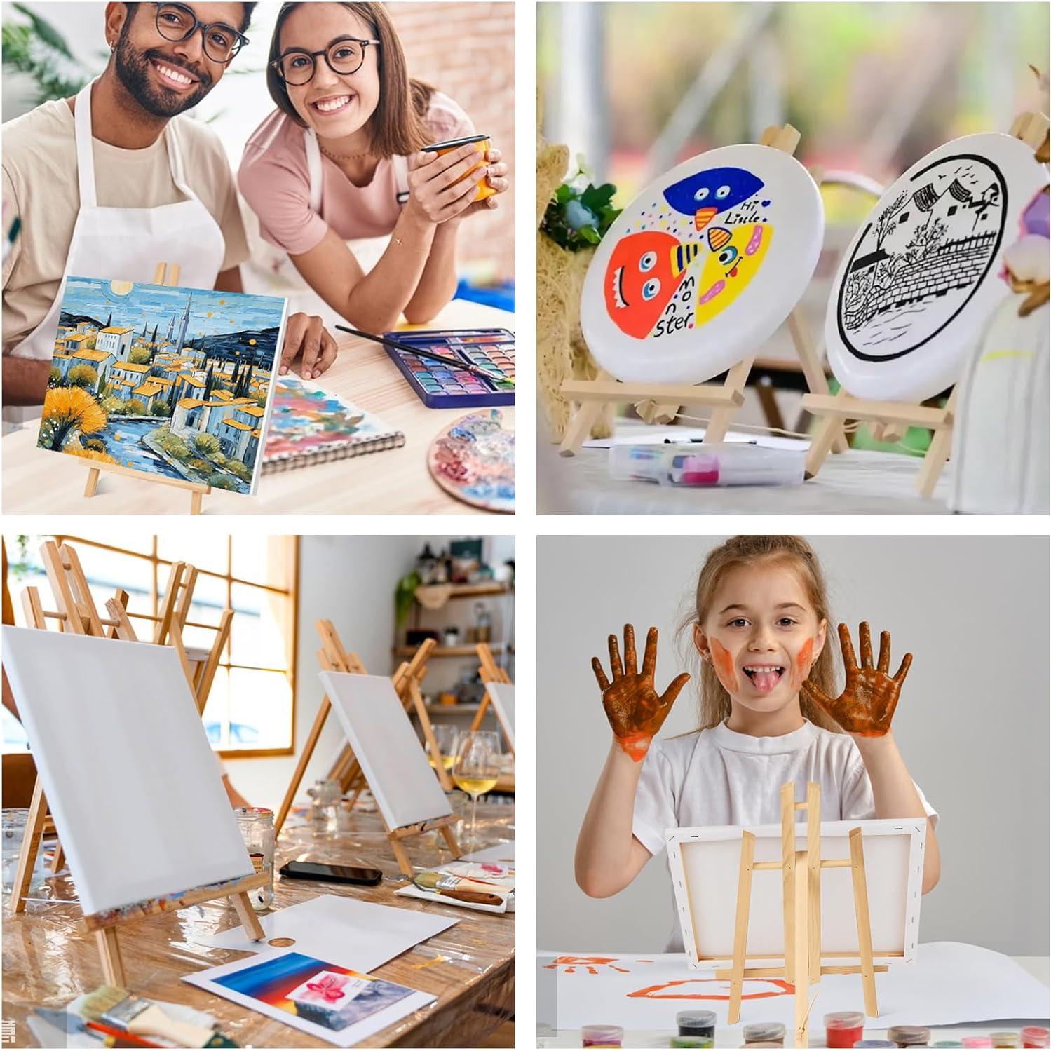 Caballete de Mesa de Madera ESRICH 30cm - 2 Pack Plegable