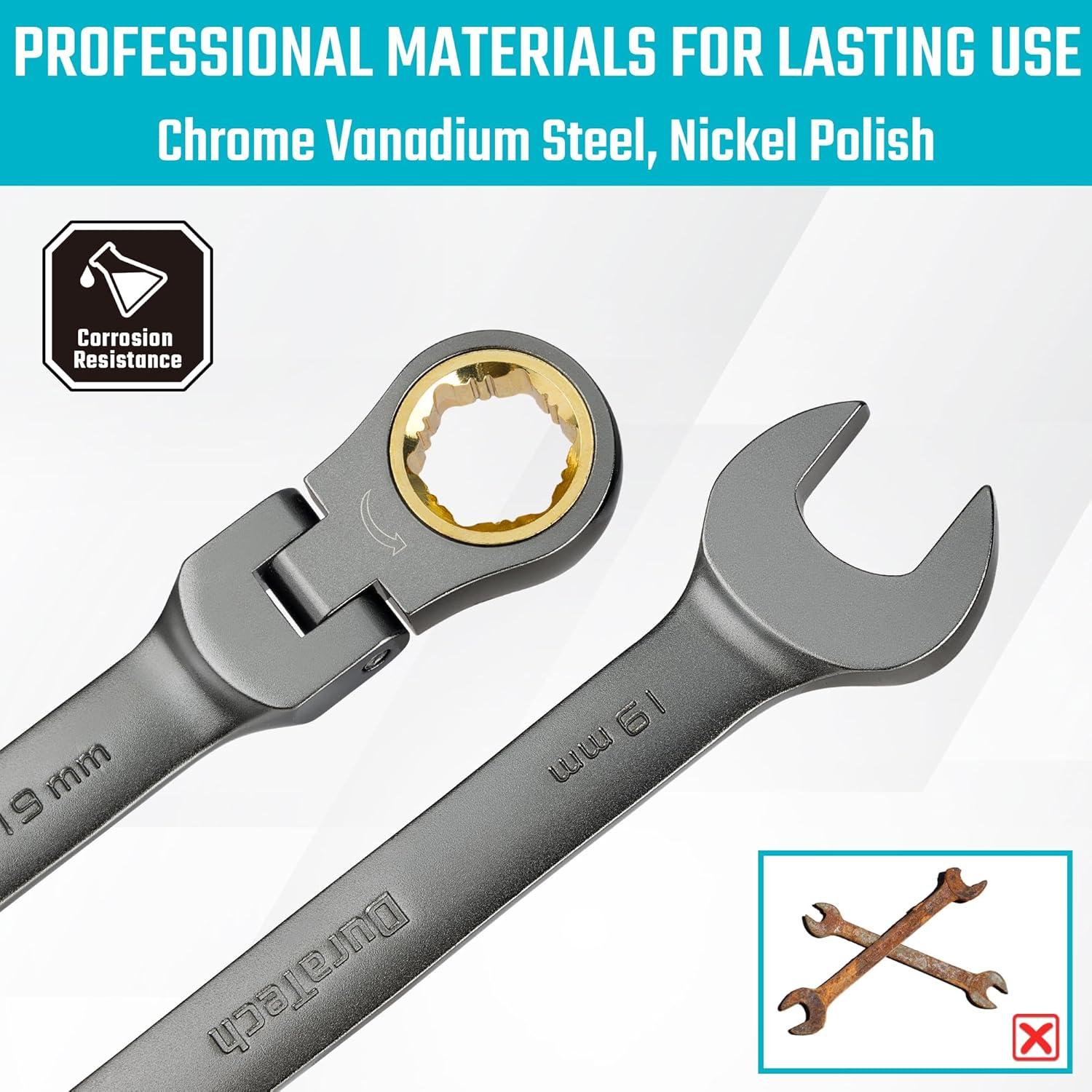 Juego de Llaves Combinadas DURATECH 12 Piezas 8-19 mm