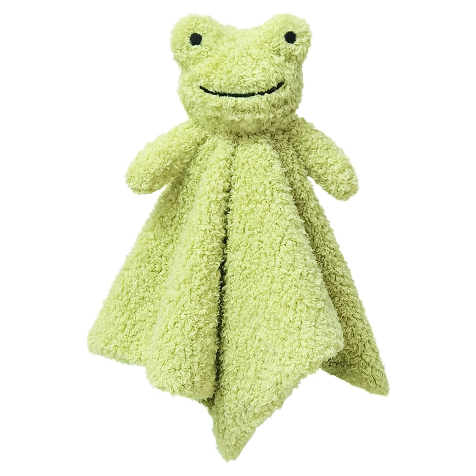 Manta de Seguridad de Peluche Rana Verde Doindute 35.56 cm
