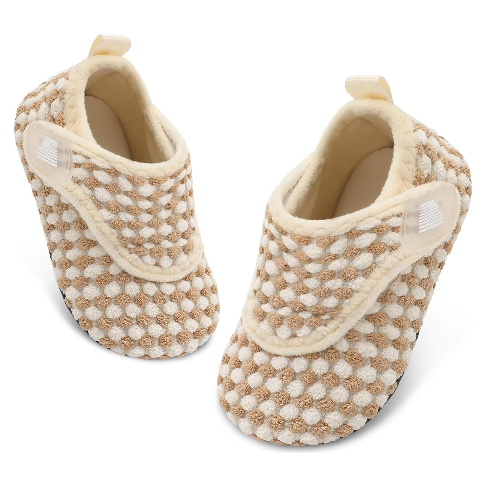 Zapatillas para Niños BARERUN Antideslizantes 6-12 Meses Beigedot