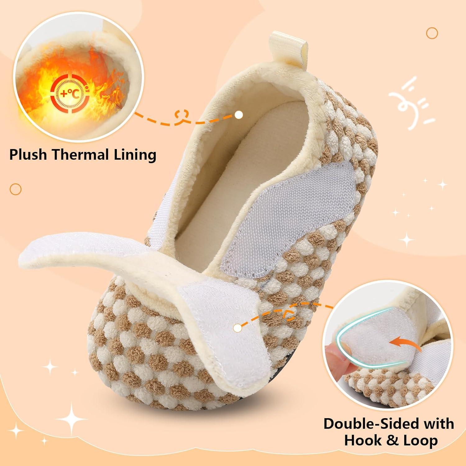 Zapatillas para Niños BARERUN Antideslizantes 6-12 Meses Beigedot