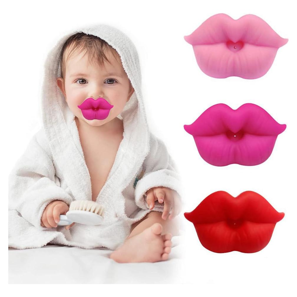 Chupetes Divertidos para Bebés 0-18 Meses - 3 Paquetes