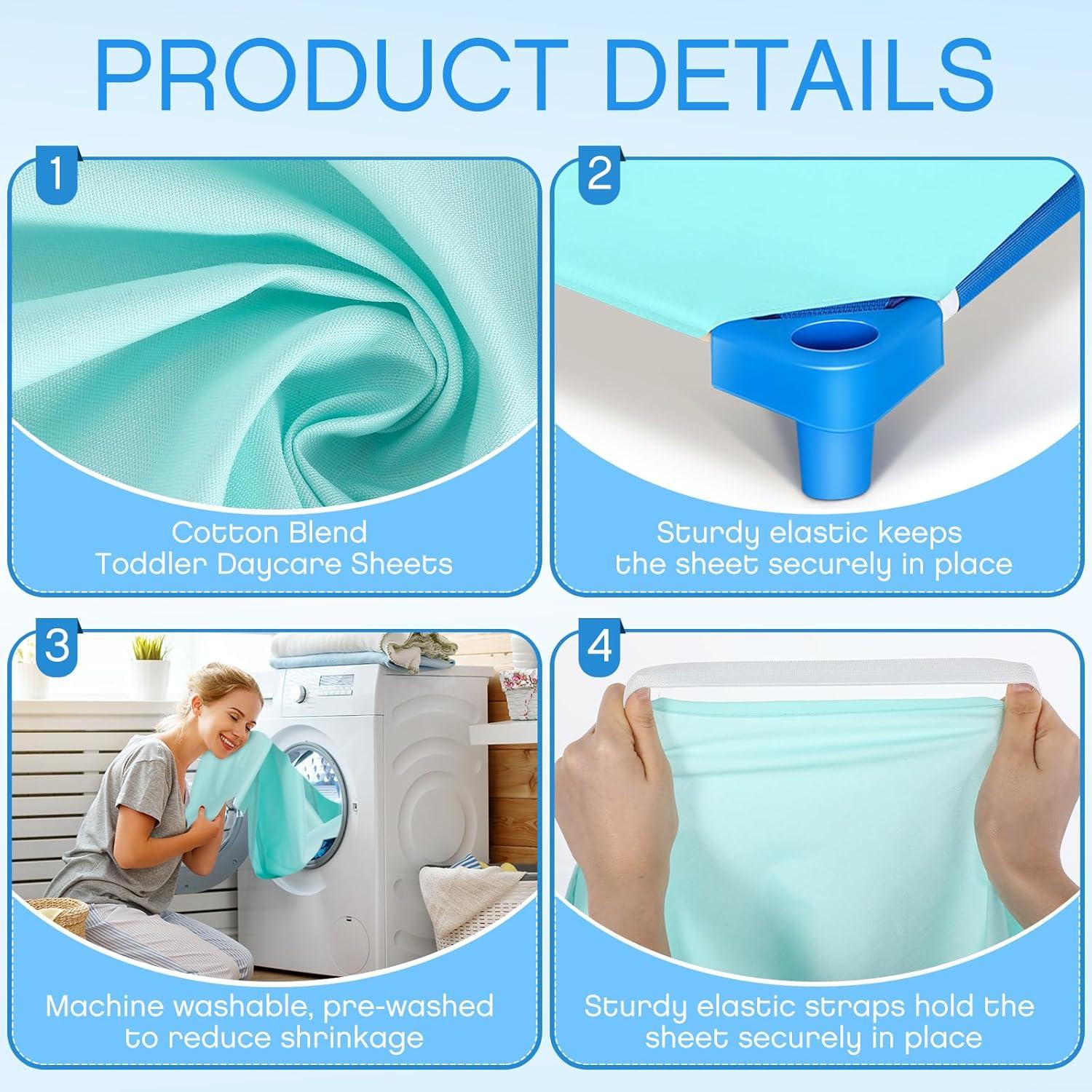 Sábanas Ajustadas para Cunas Macarrie 30 Pcs Algodón 130x60 cm