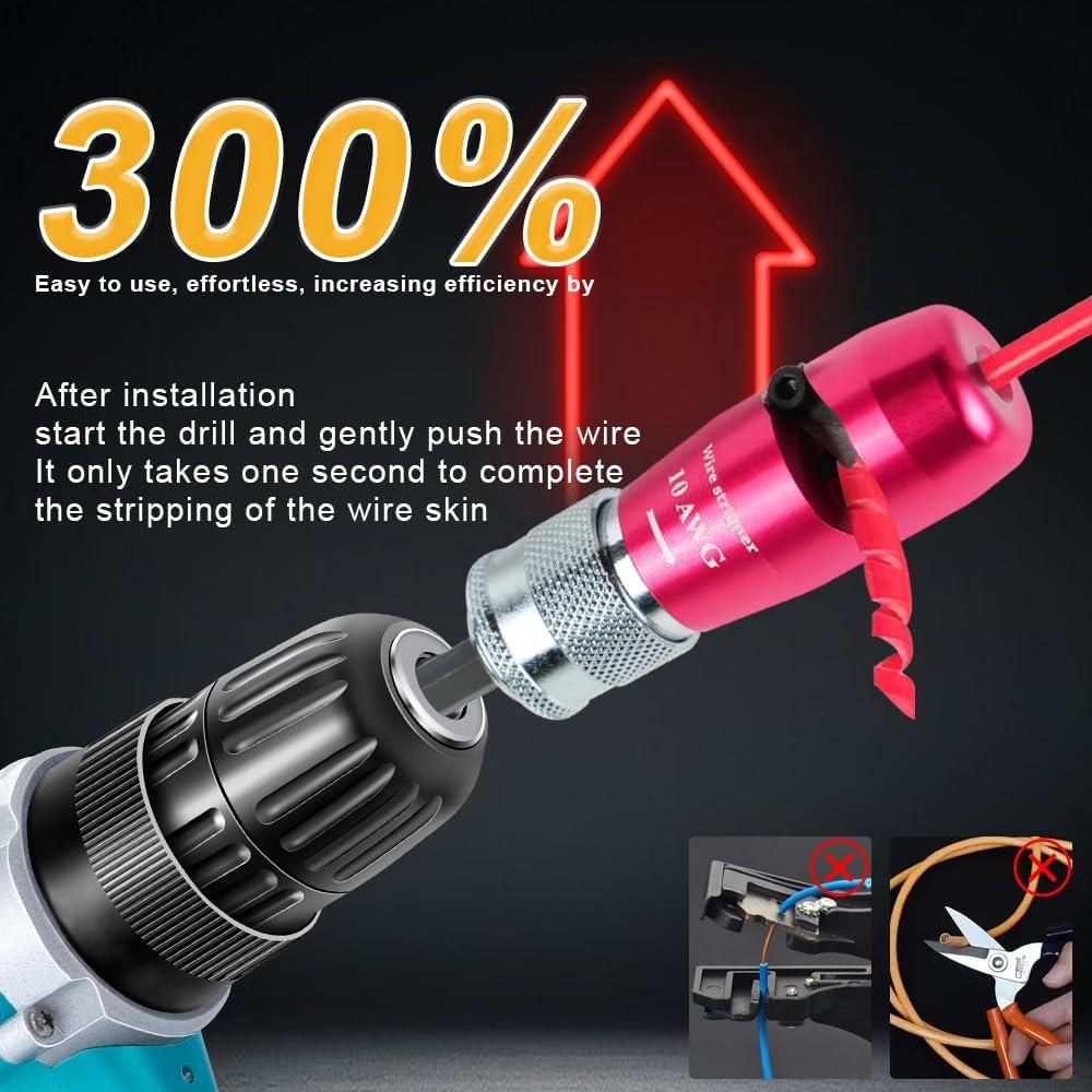 Destripador de Cables Automático ZEosonor 4 Piezas 6-14 AWG