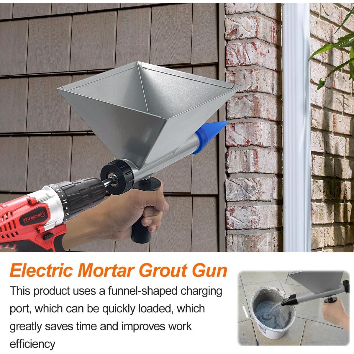Bomba de Grout Eléctrica XINHNMUU, Pistola de Calafateo 1.54 kg