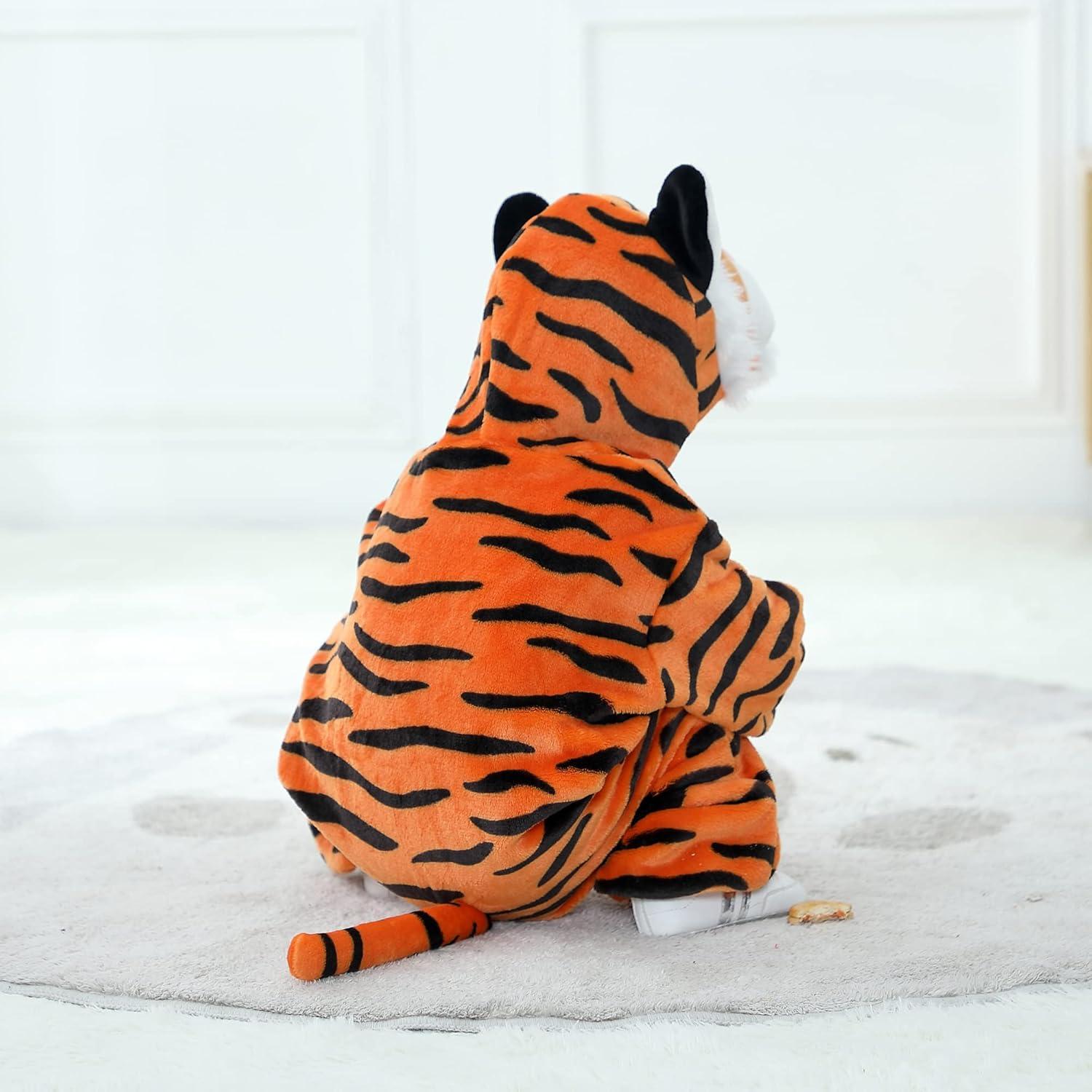 Disfraz de Tigre para Bebés TONWHAR 2-3 Meses Naranja