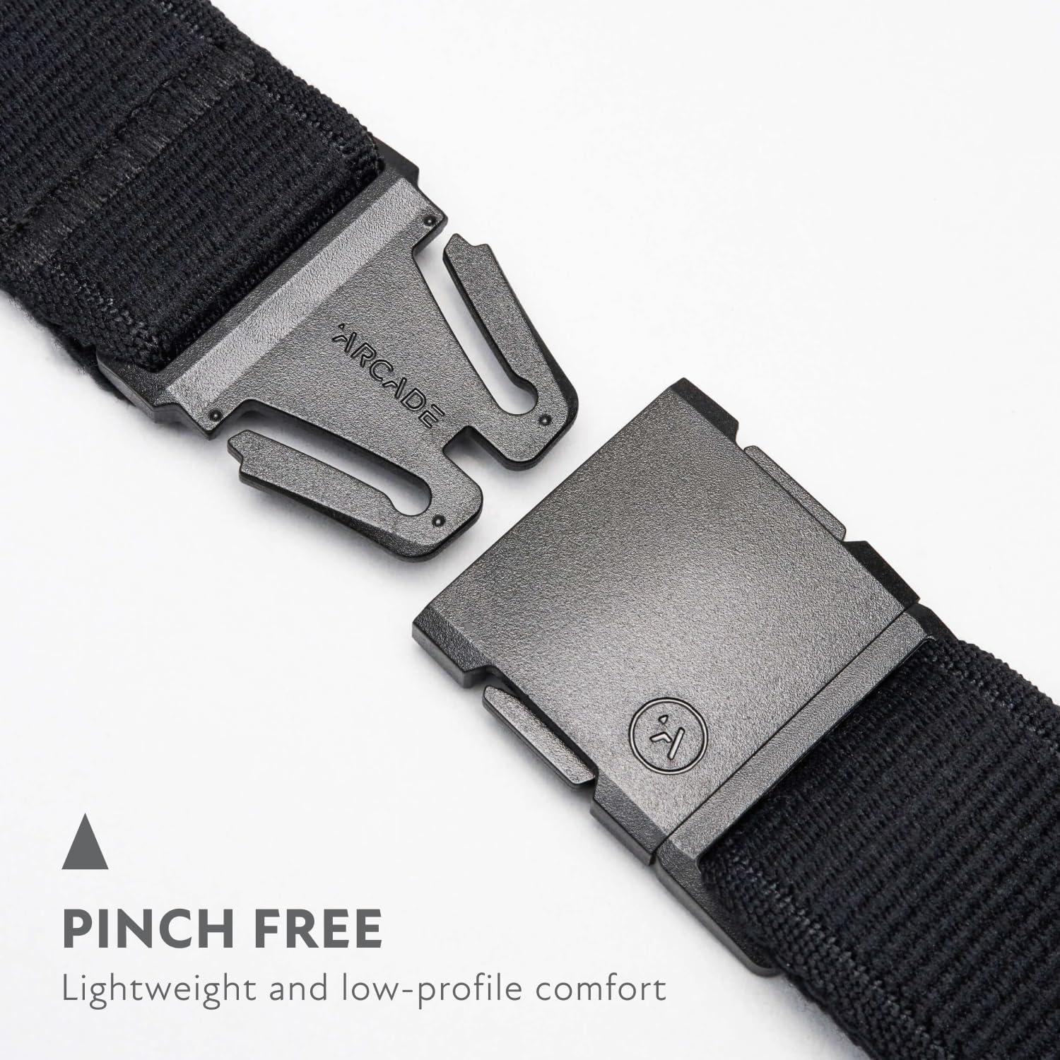 Cinturón Elástico Unisex Arcade Belts A2 - Negro, 101.6 cm