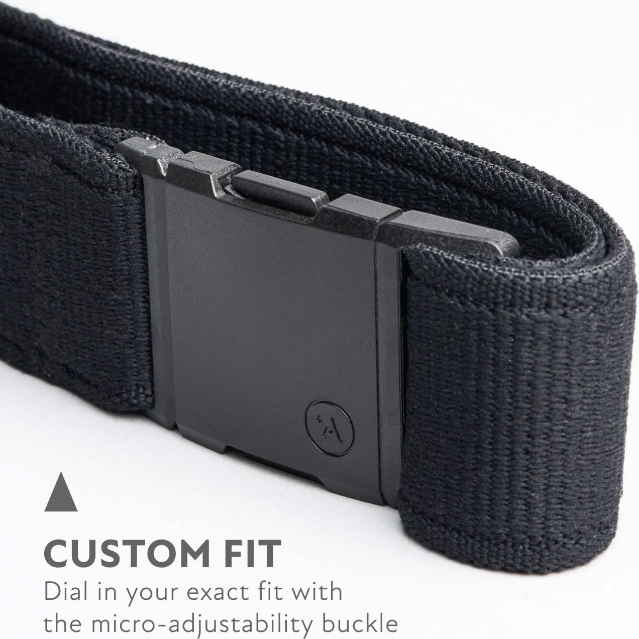 Cinturón Elástico Unisex Arcade Belts A2 - Negro, 101.6 cm