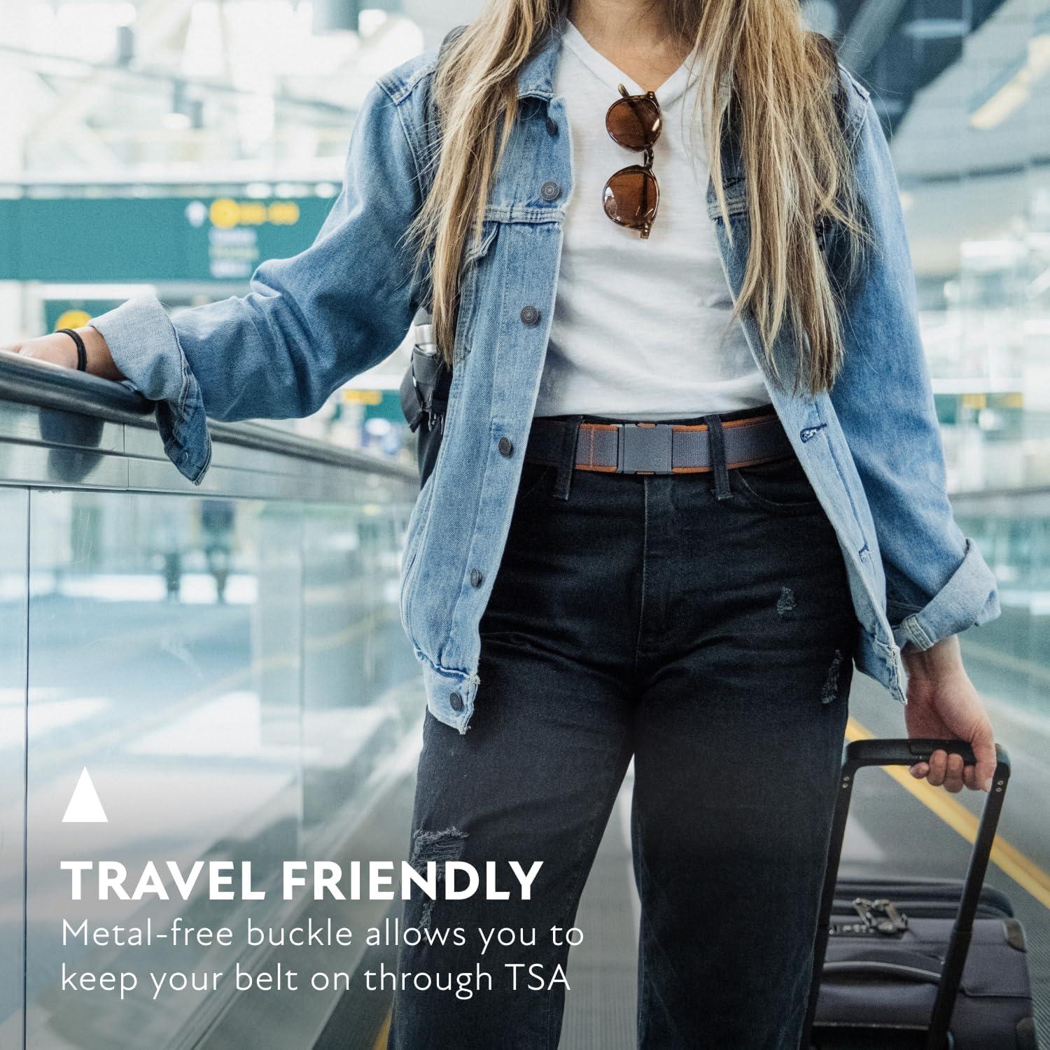 Cinturón Elástico Unisex Arcade Belts A2 - Negro, 101.6 cm