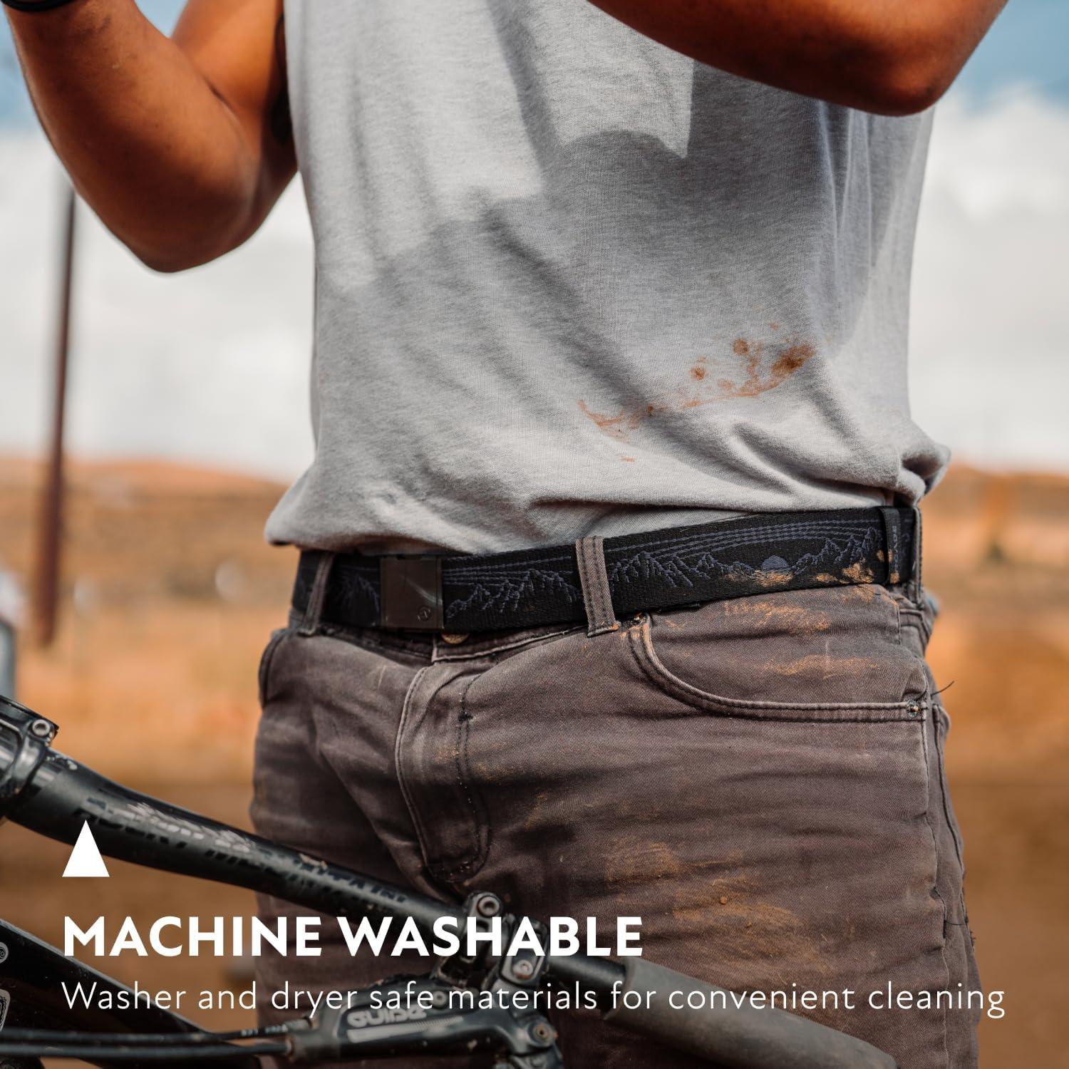 Cinturón Elástico Unisex Arcade Belts A2 - Negro, 101.6 cm