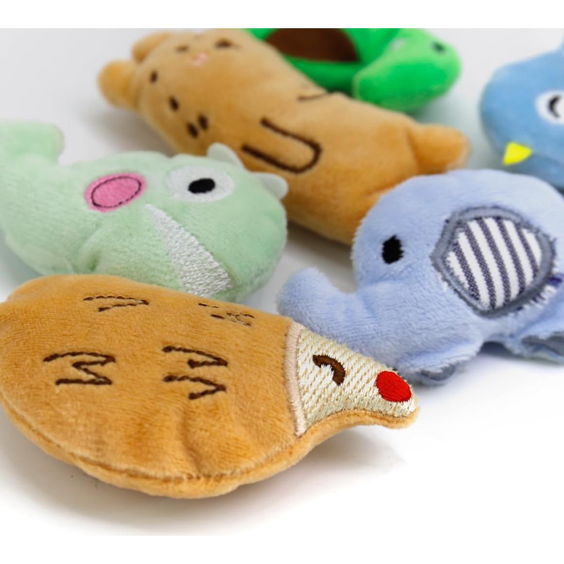 Juguetes para Gatos AZOFFYIU - Paquete de 6 Catnip Suaves