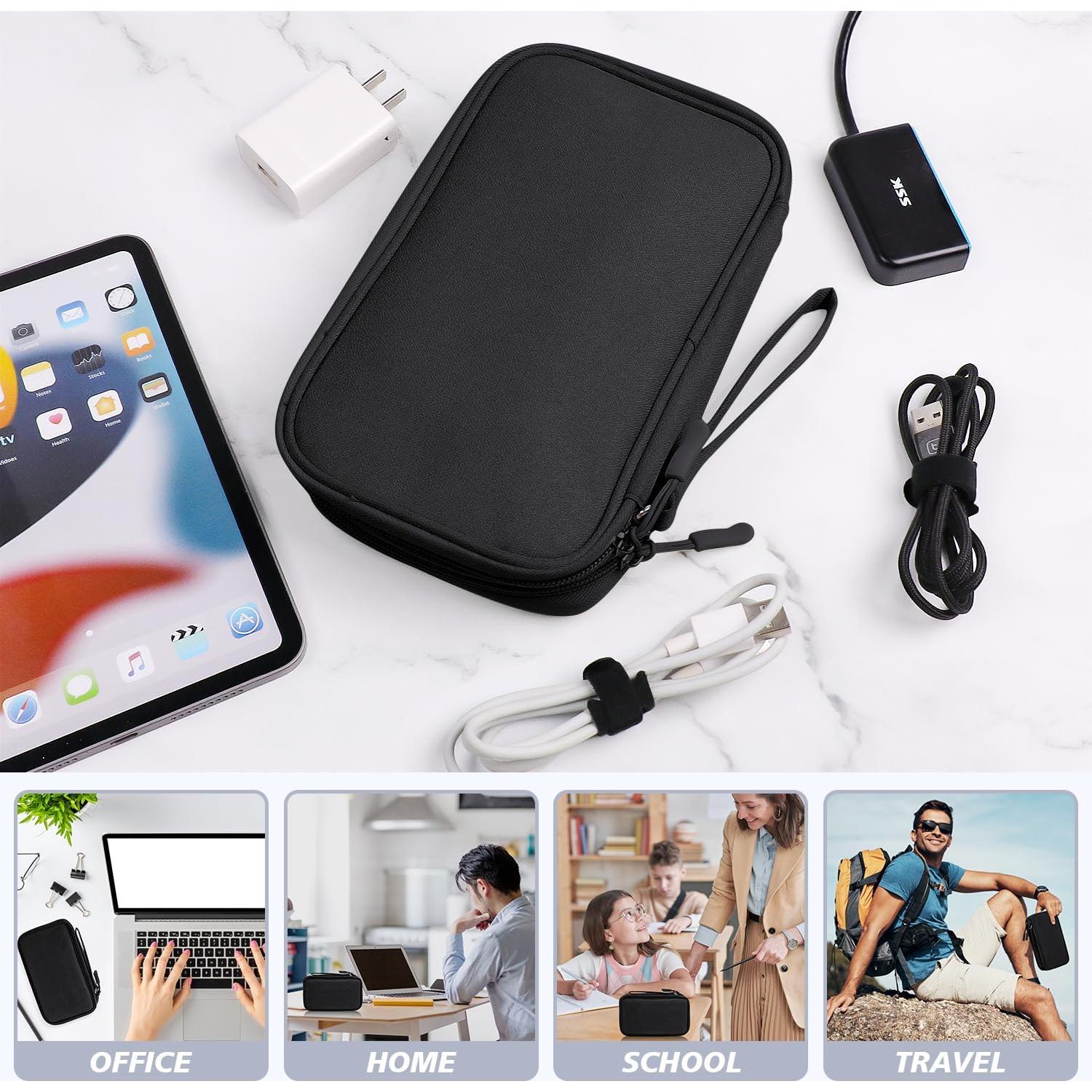 Organizador de Viaje CNPOP Doble Capa Negro 22.4x14x4.6cm