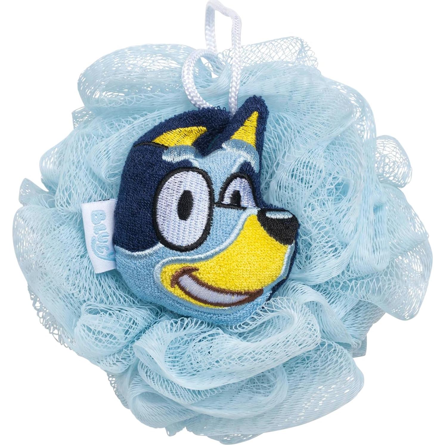 Set de Spa Jay Franco Bluey 3 Piezas - Toalla, Esponja y Diadema