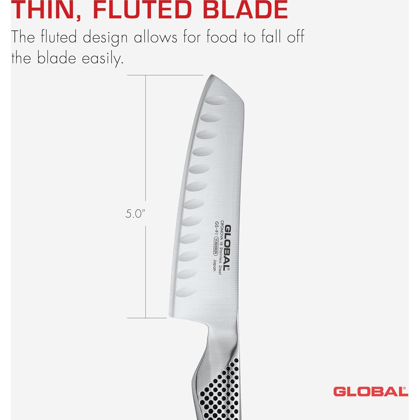 Cuchillo de Verduras Global GS-91 14 cm Acero Inoxidable