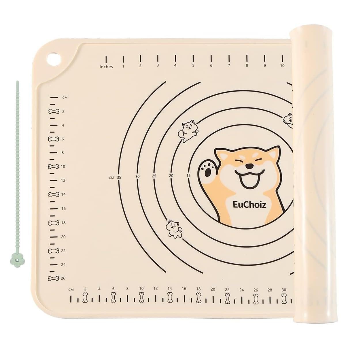 Alfombrilla de Silicona Beige EuChoiz 60x40 cm Antiadherente