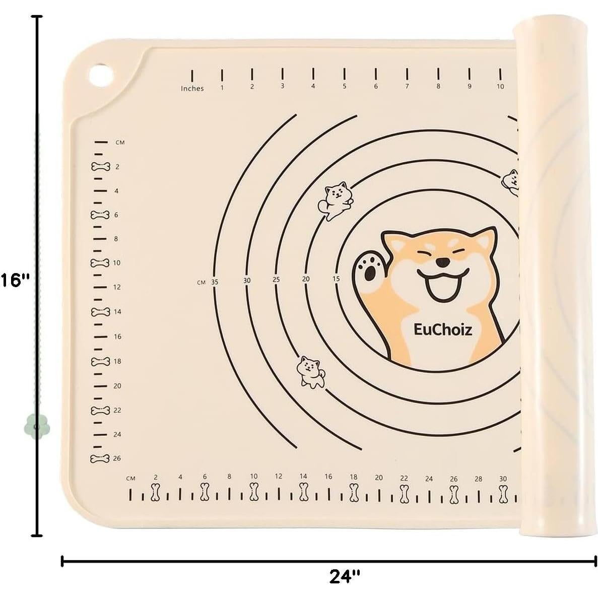 Alfombrilla de Silicona Beige EuChoiz 60x40 cm Antiadherente