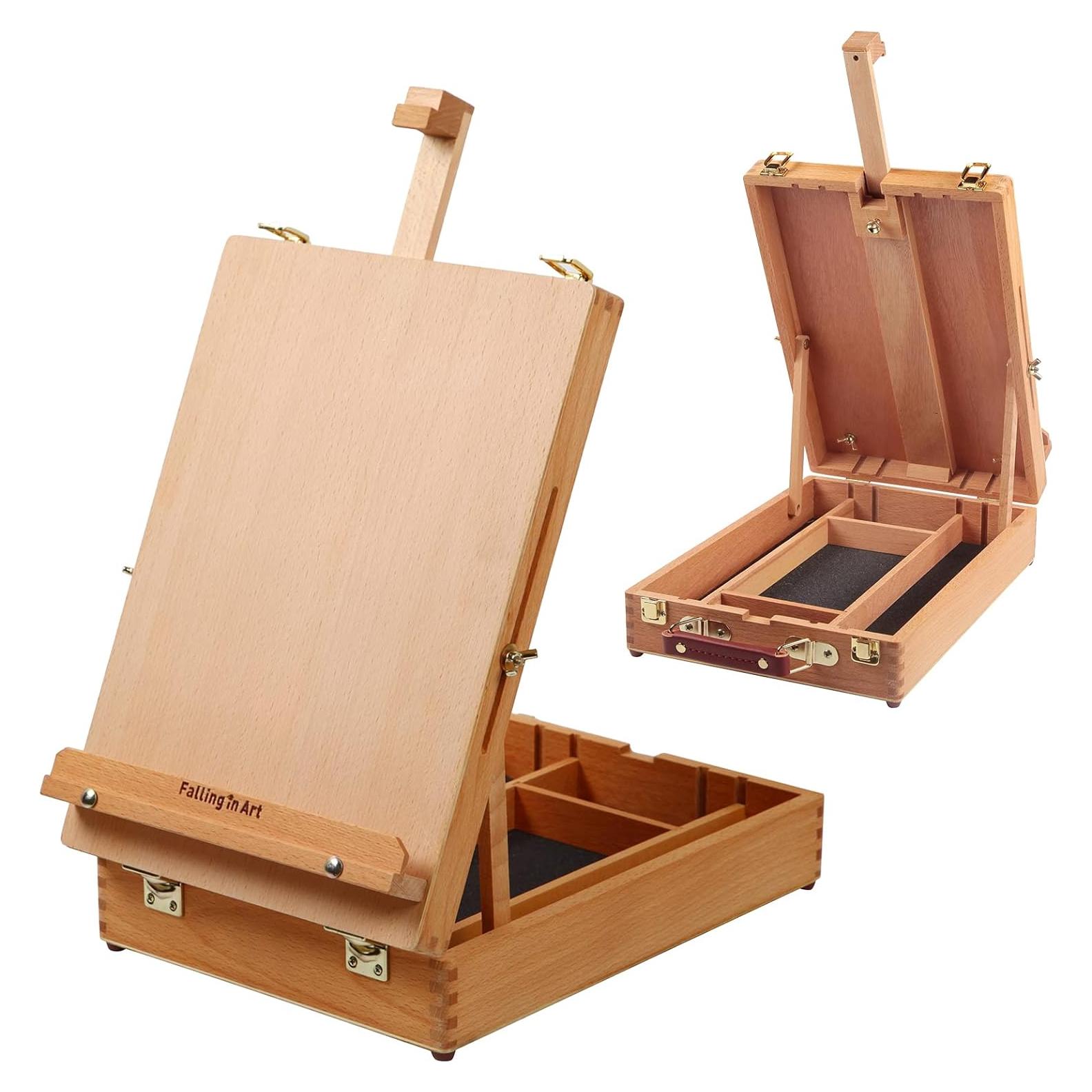 Caballete de Mesa Falling in Art de Madera Ajustable 61cm