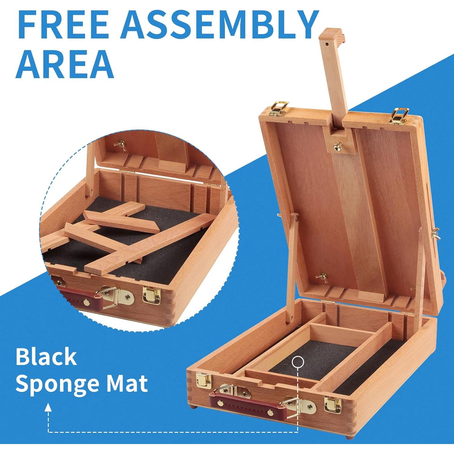 Caballete de Mesa Falling in Art de Madera Ajustable 61cm