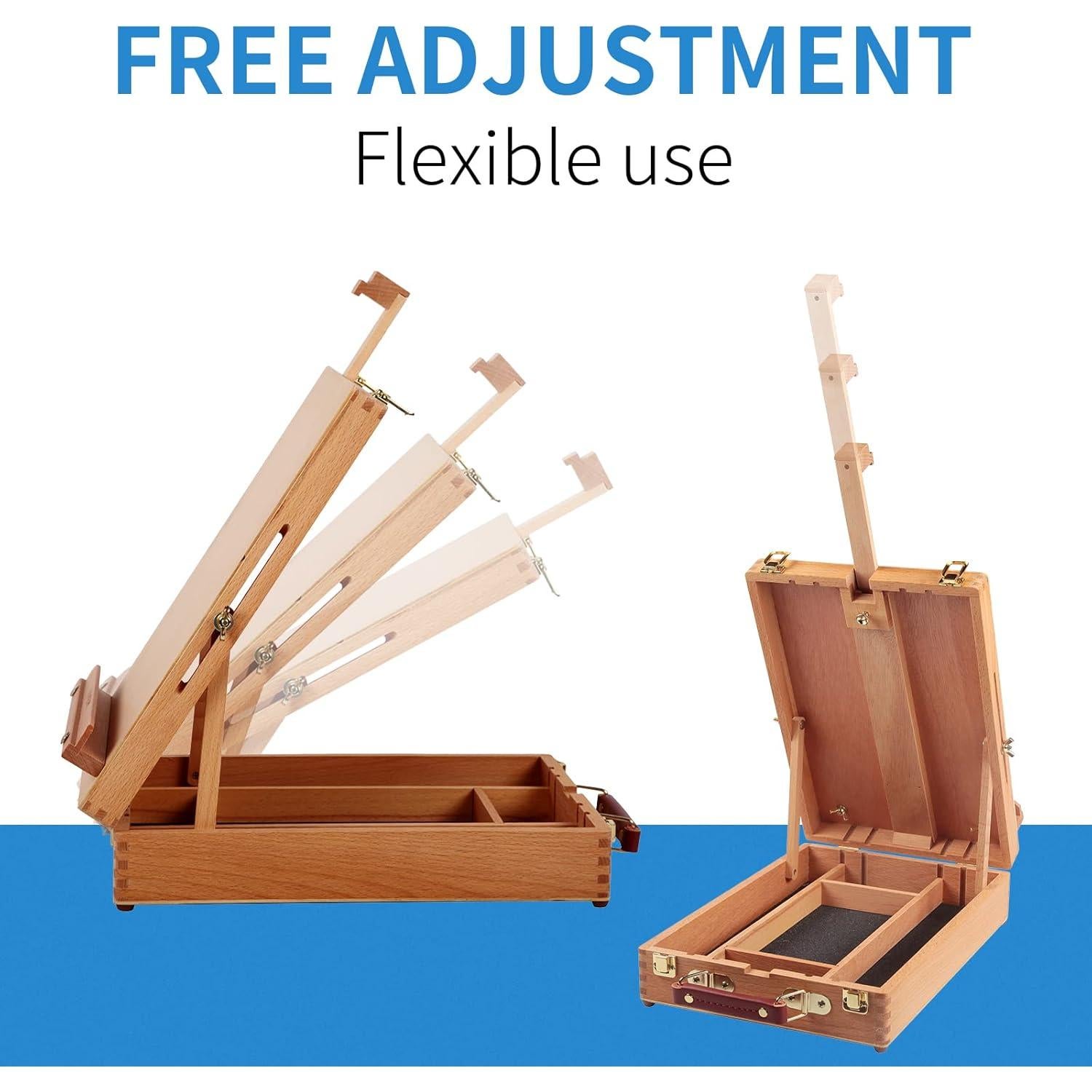 Caballete de Mesa Falling in Art de Madera Ajustable 61cm