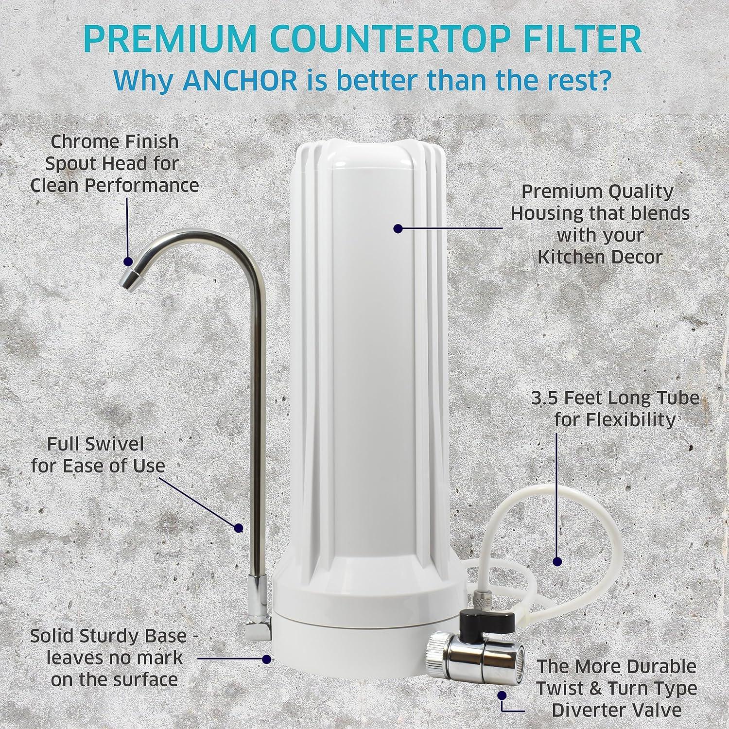 Filtro de Agua Antioxidante Anchor AF-3110 10 Etapas Blanco