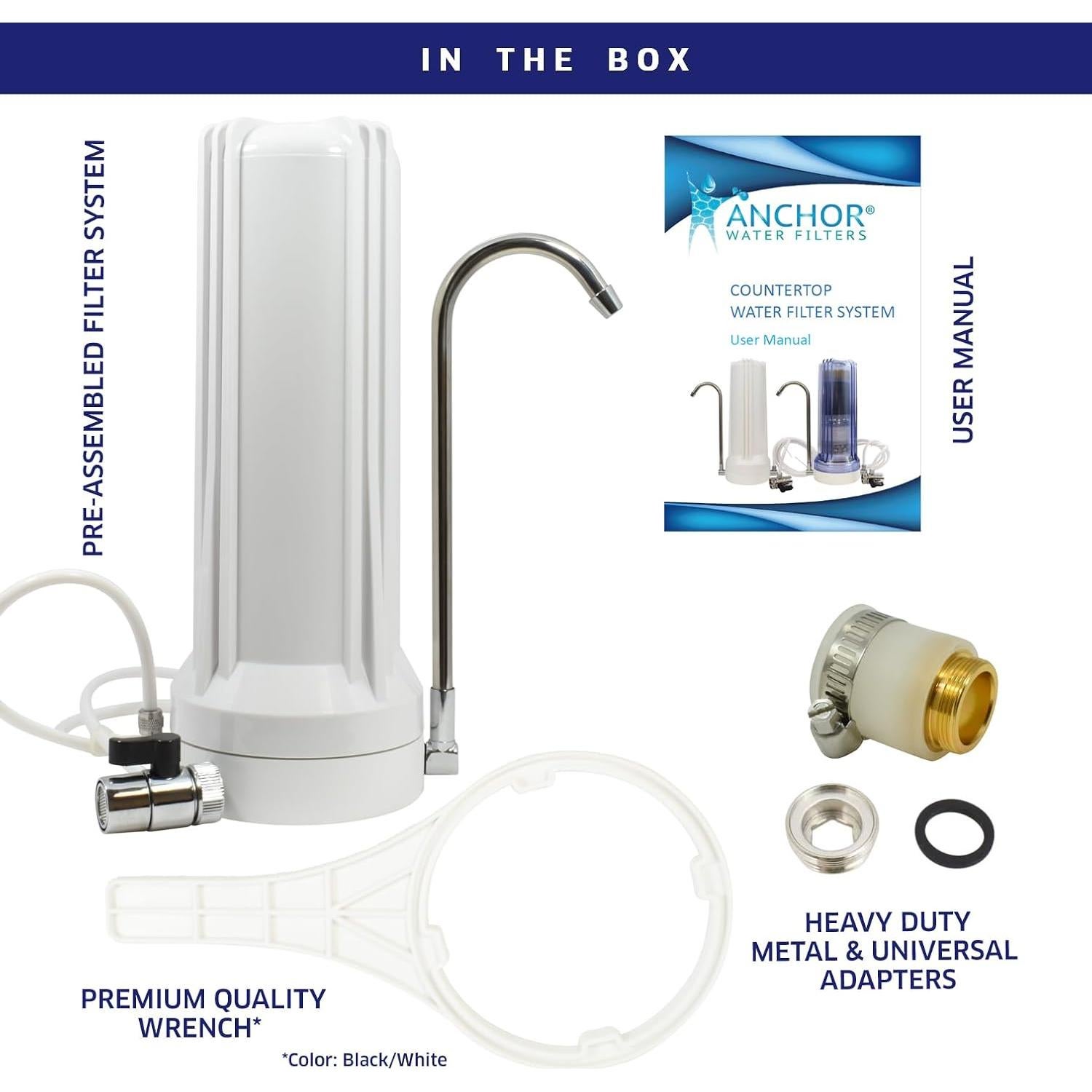 Filtro de Agua Antioxidante Anchor AF-3110 10 Etapas Blanco