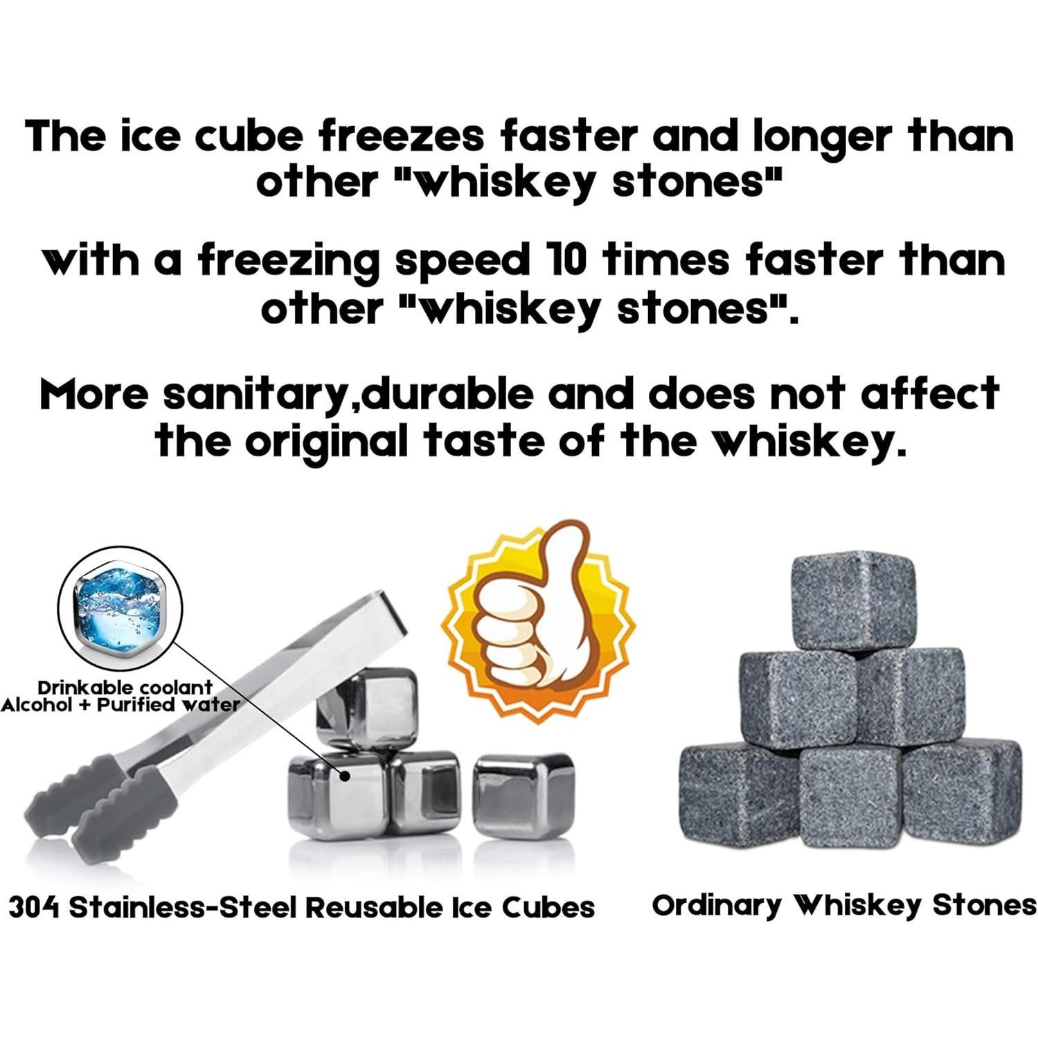 Juego de Decantador de Whiskey SHIGOO Globo 850ml 9 en 1