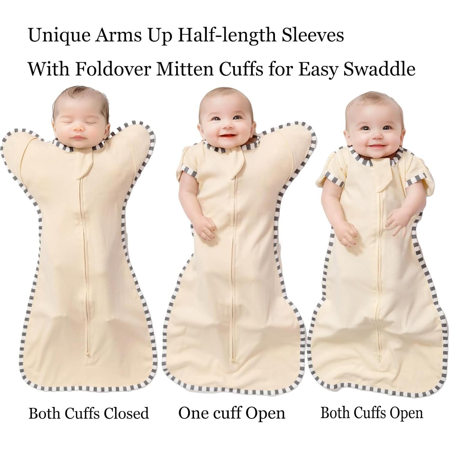 Manta de Envolver para Bebés BLACKLEAF BABY 0-3 Meses Algodón