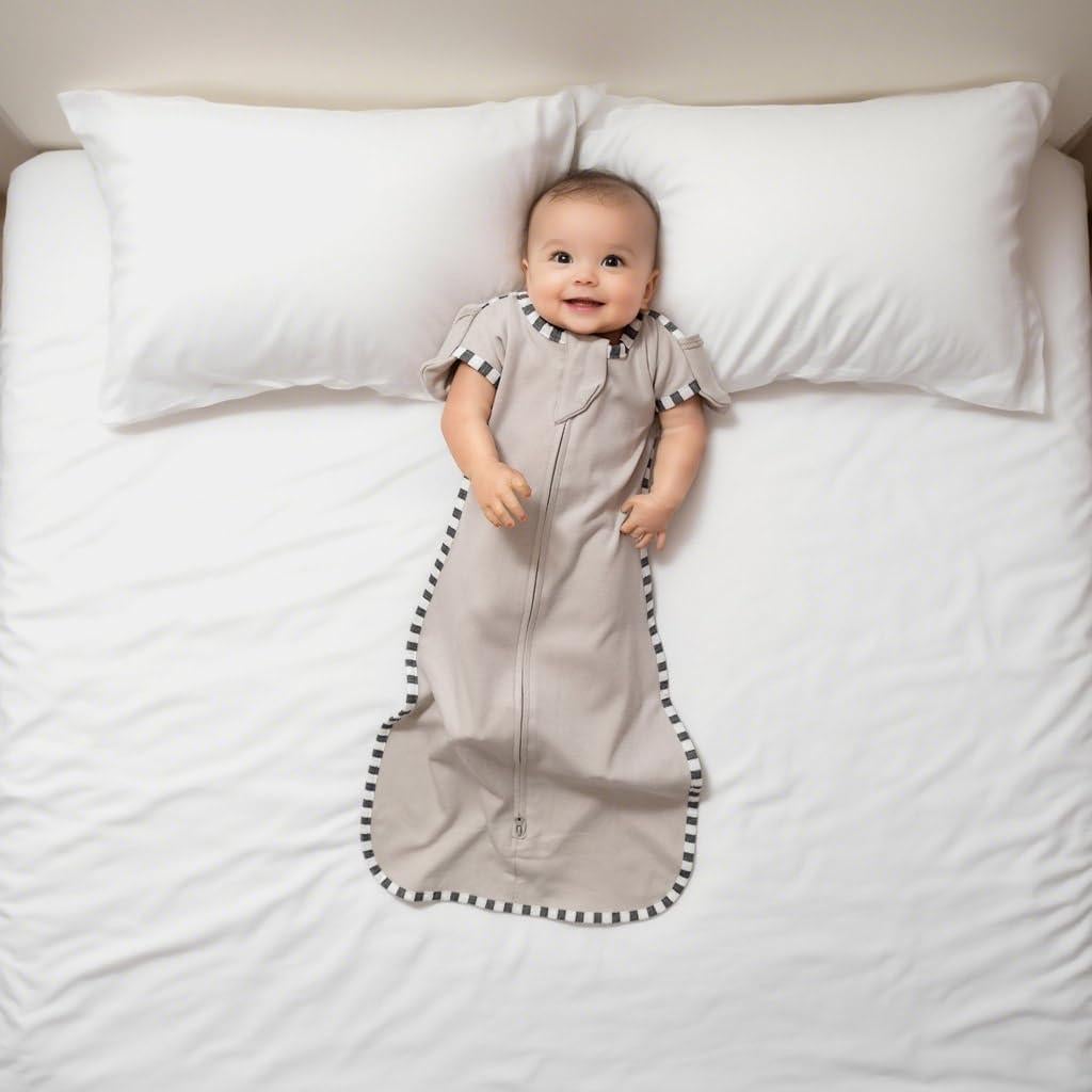 Manta de Envolver para Bebés BLACKLEAF BABY 0-3 Meses Algodón