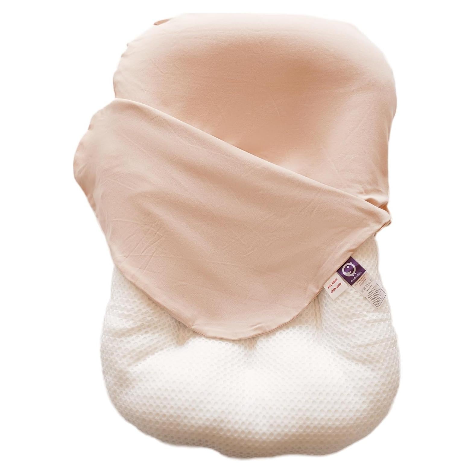 CooCooBaby Lounger para Bebé 0-12 Meses 100% Algodón Rosa