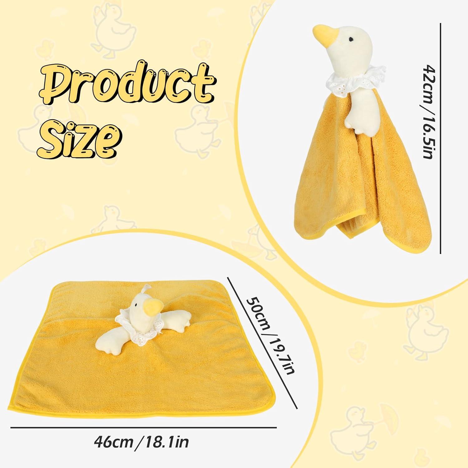 Manta de Abrazo Ganso Lovey NeusWonder Amarillo 35.56 cm
