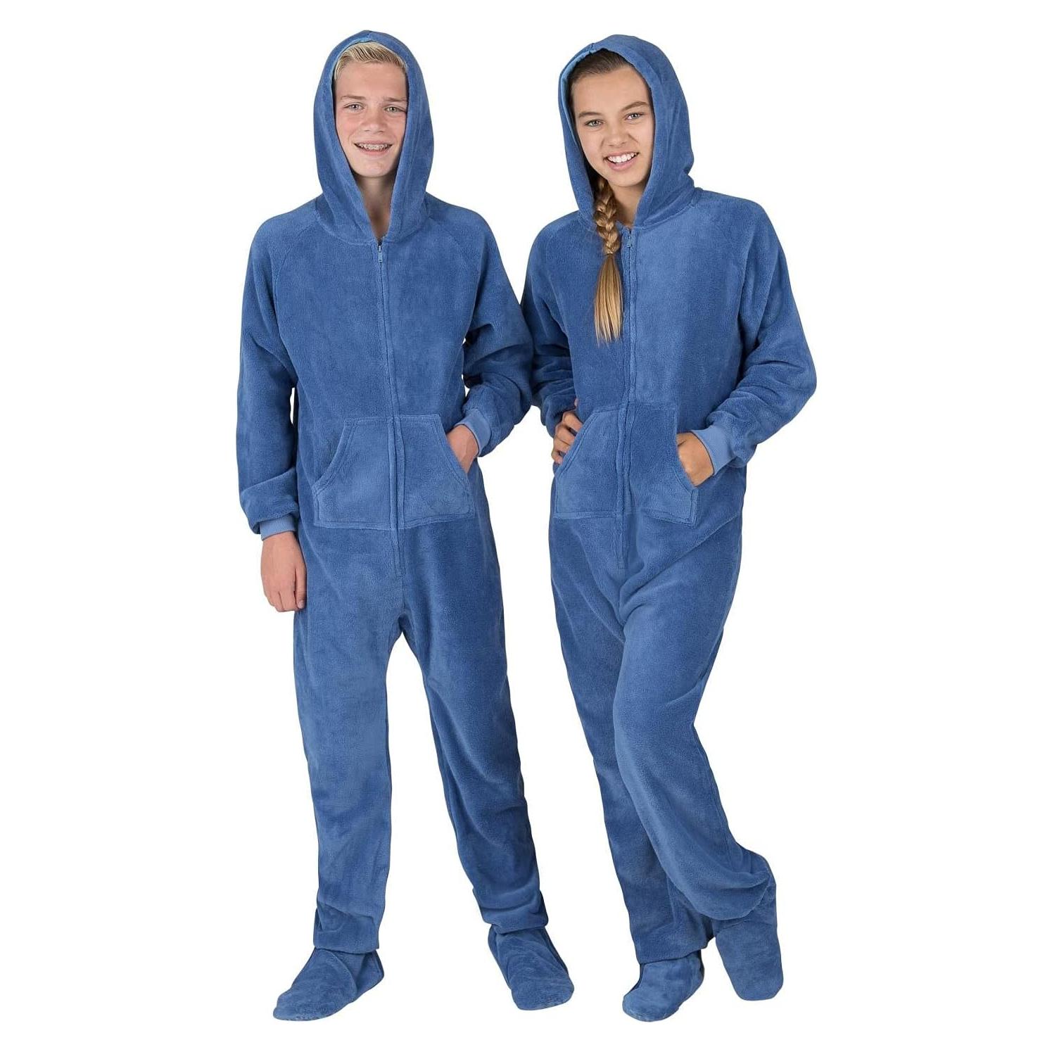 Pijamas con pies de chenille para niños - Modelo CH-801