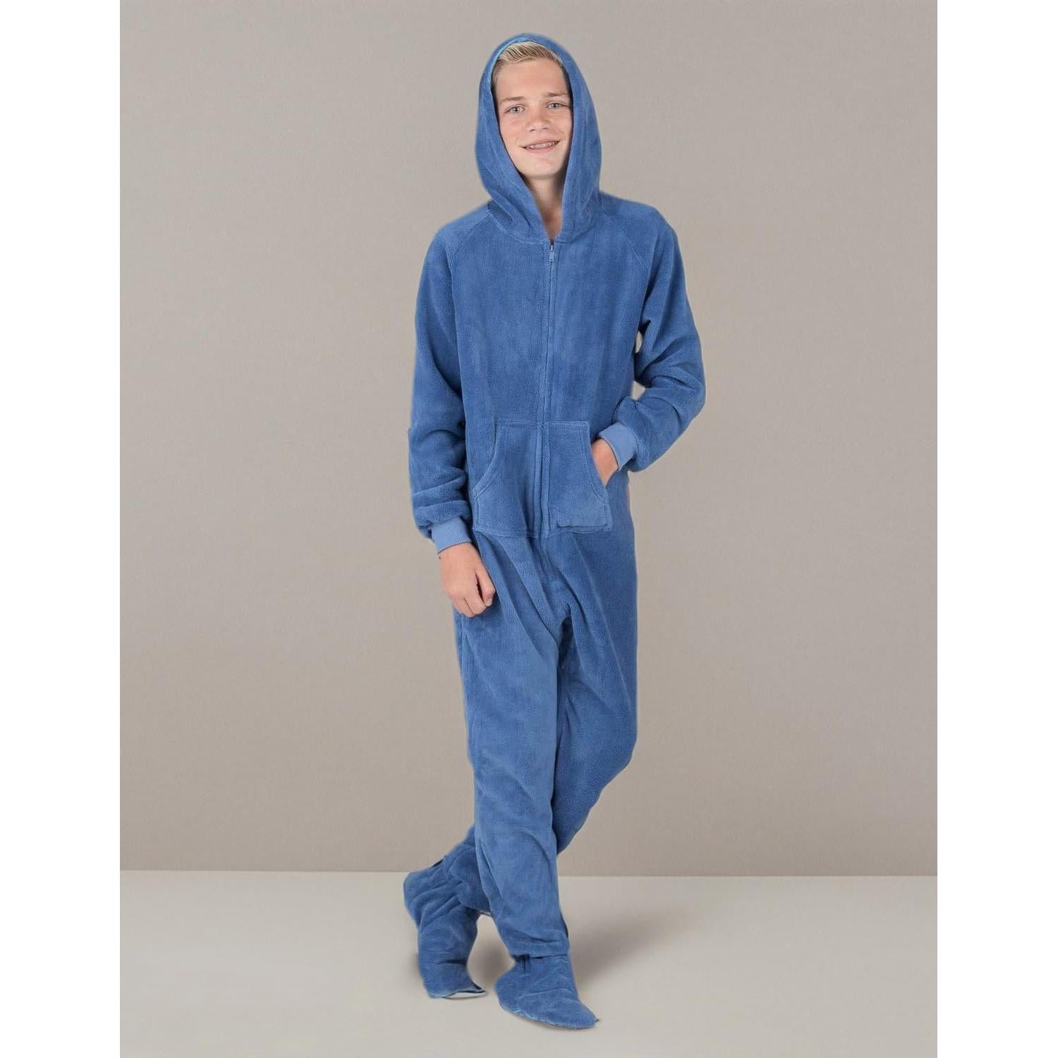 Pijamas con pies de chenille para niños - Modelo CH-801