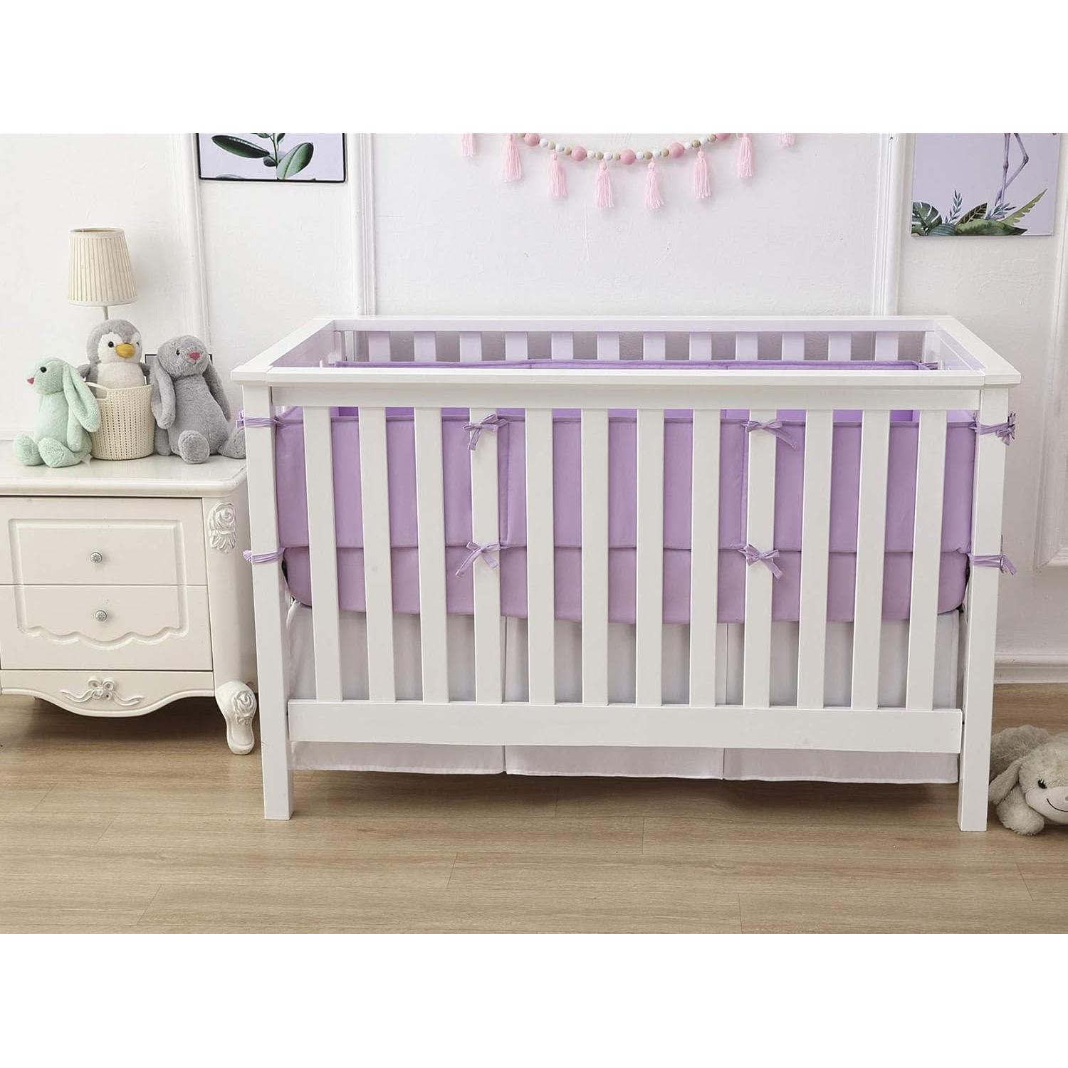 Juego de Sábanas de Cuna Belsden 3 Piezas Microfibra Suave