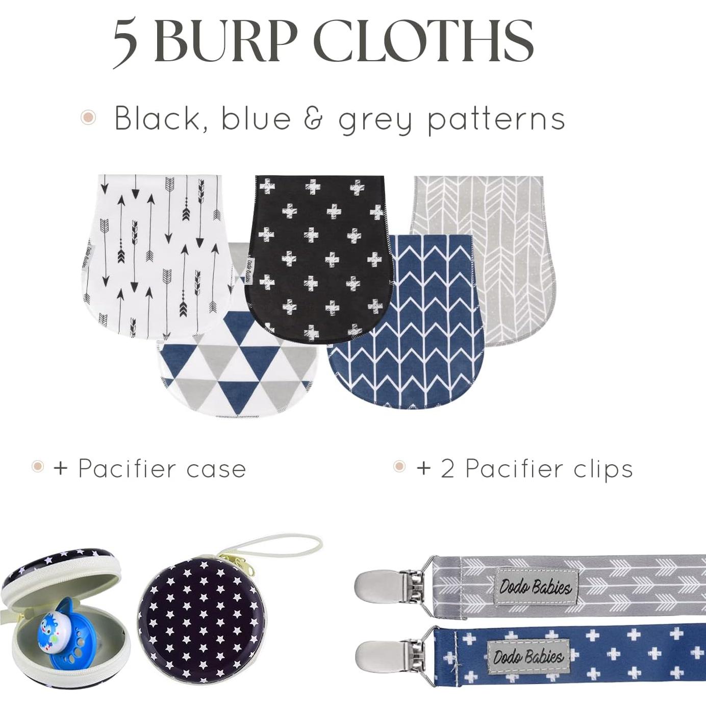 Set de 8 Paños de Eructo Dodo Babies 100% Algodón - Unisex