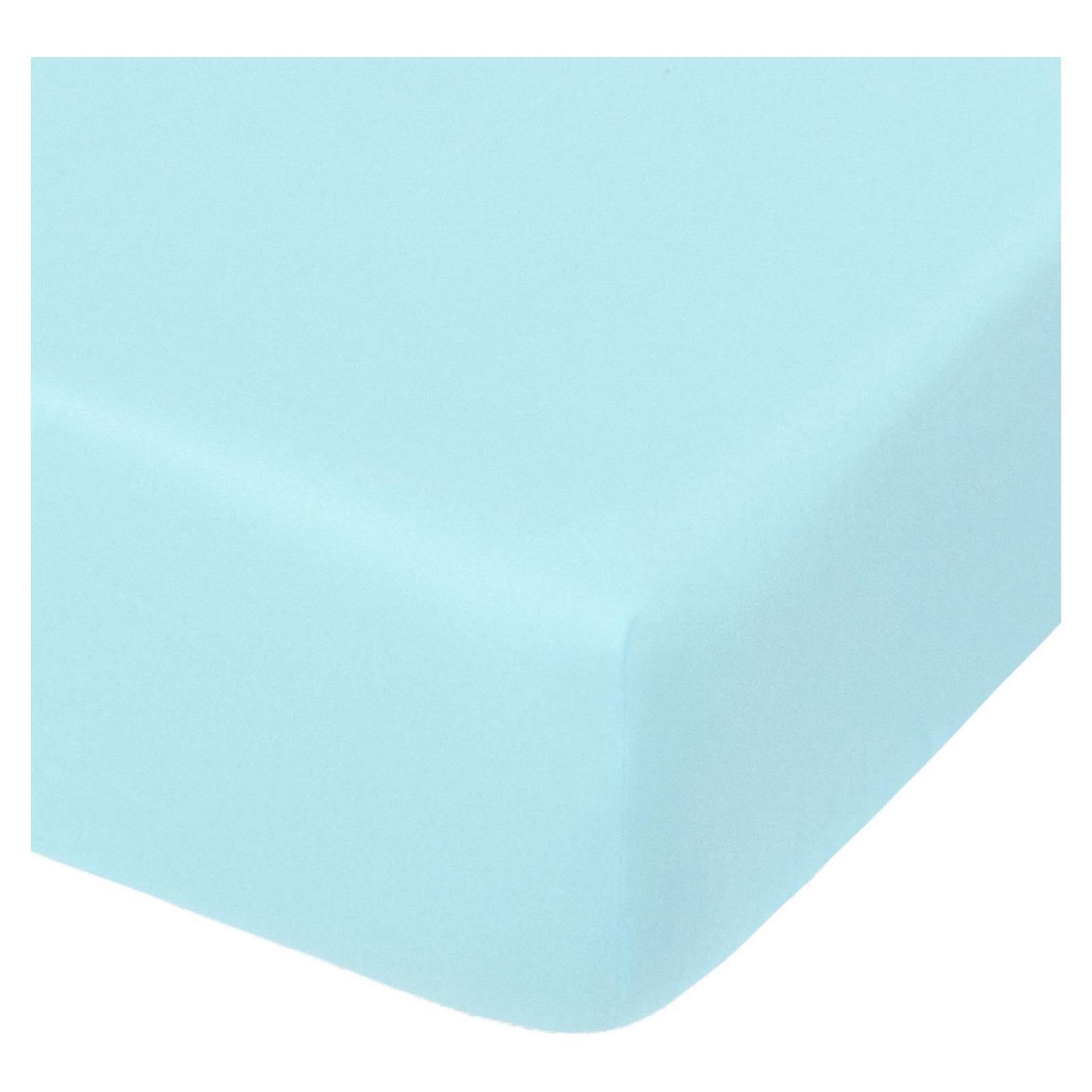 Sábana Ajustada NTBAY Microfibra Aqua 71x132 cm para Cuna