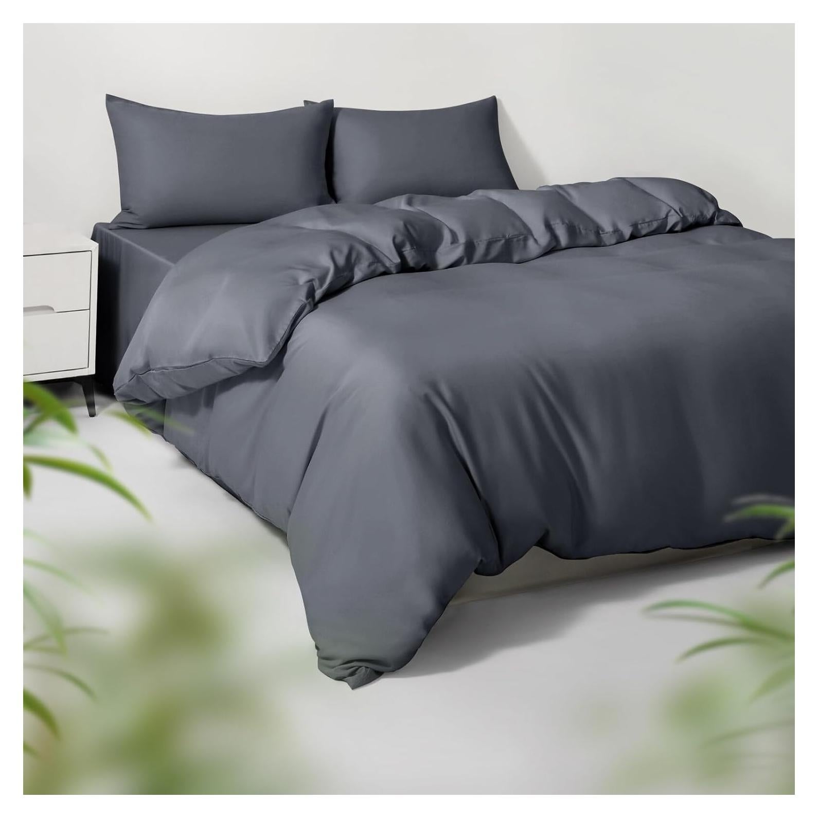 Juego de Funda de Edredón Twin XL Sábanas para Durmientes Calientes 2 Piezas