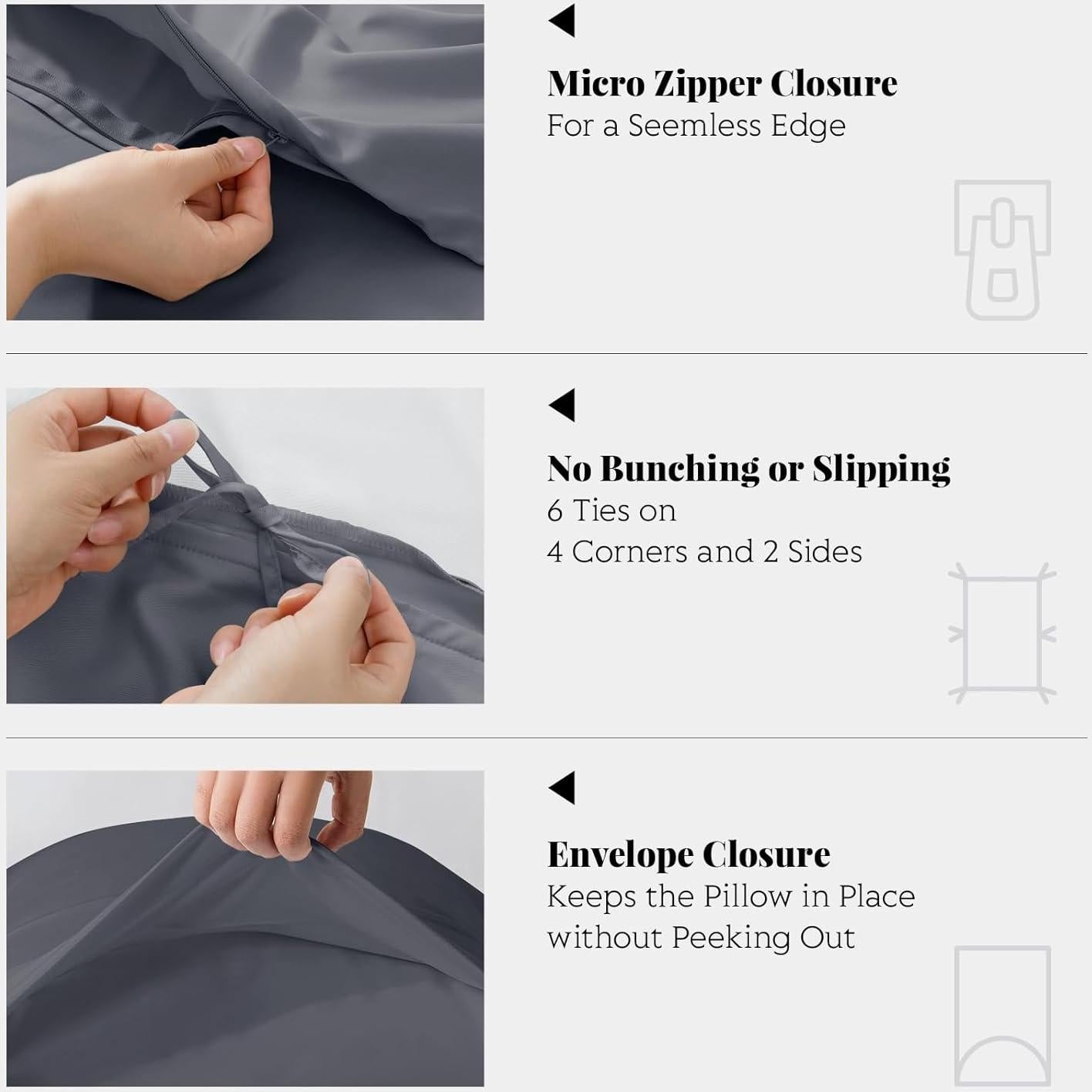 Juego de Funda de Edredón Twin XL Sábanas para Durmientes Calientes 2 Piezas