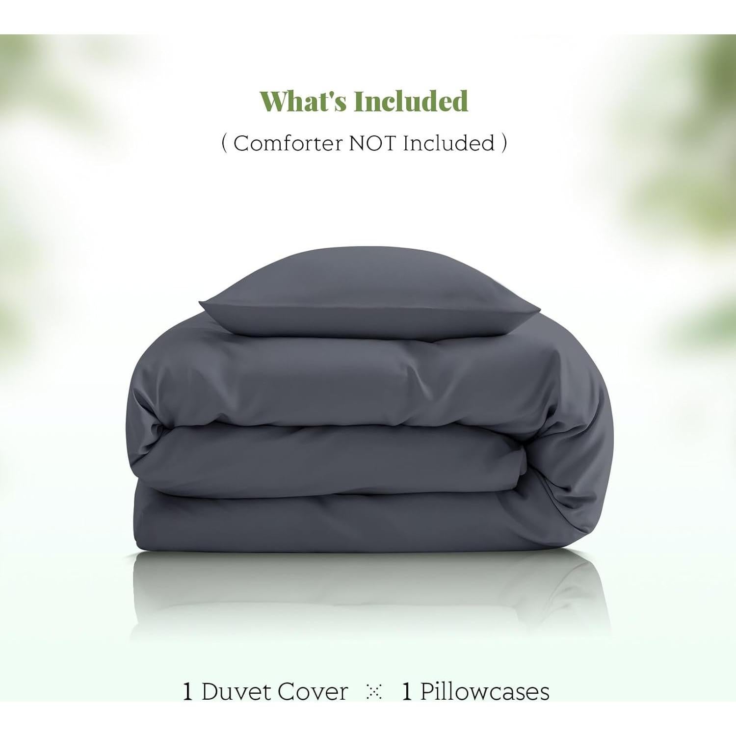 Juego de Funda de Edredón Twin XL Sábanas para Durmientes Calientes 2 Piezas