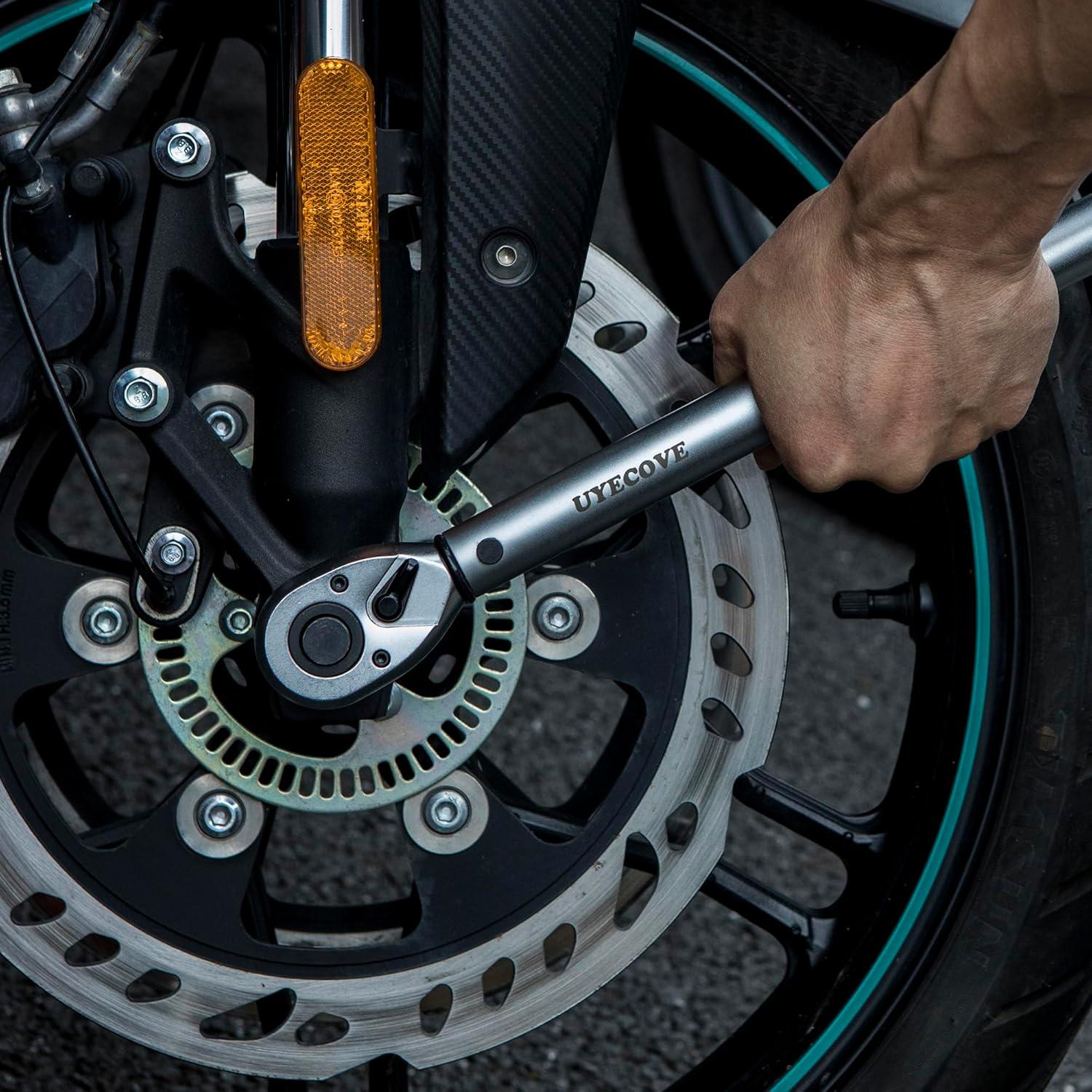 Juego de Llave de Torque UYECOVE 1/2" 10-160 FT-LB (13.6-217Nm) 8 Piezas