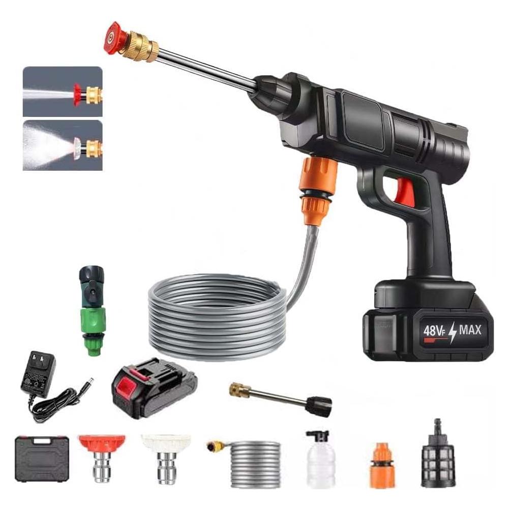 Lavadora a Presión Inalámbrica Blusonno 30Bar Batería 1.5kg