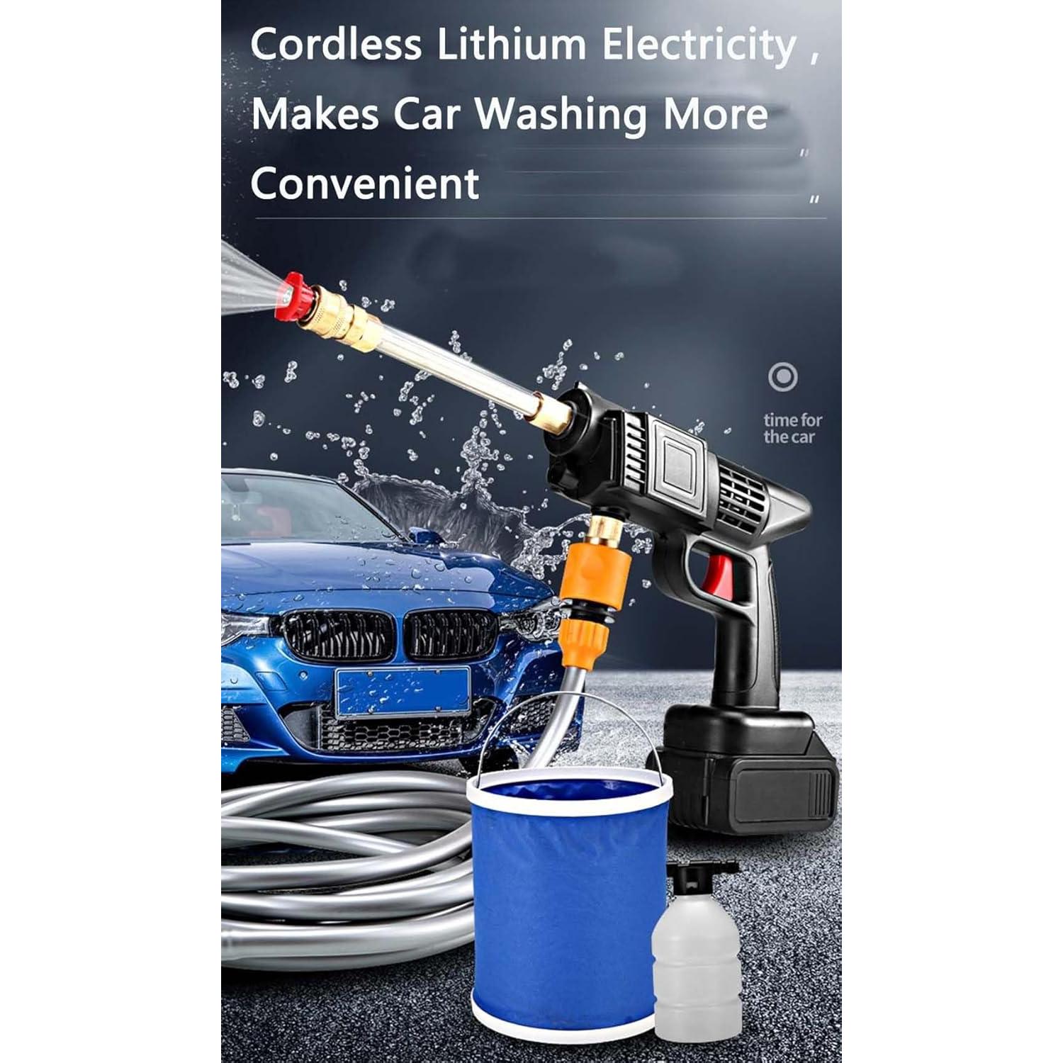 Lavadora a Presión Inalámbrica Blusonno 30Bar Batería 1.5kg