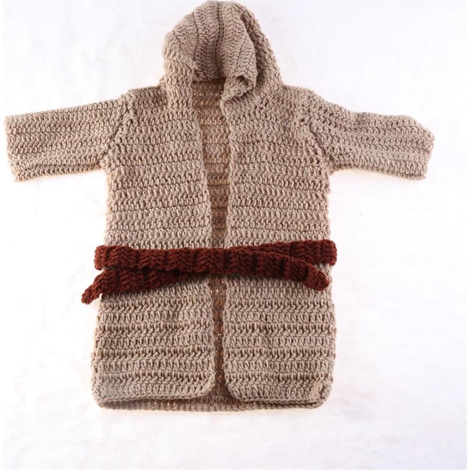 Conjunto de Ganchillo Verde para Bebés 0-3 meses BxuanW