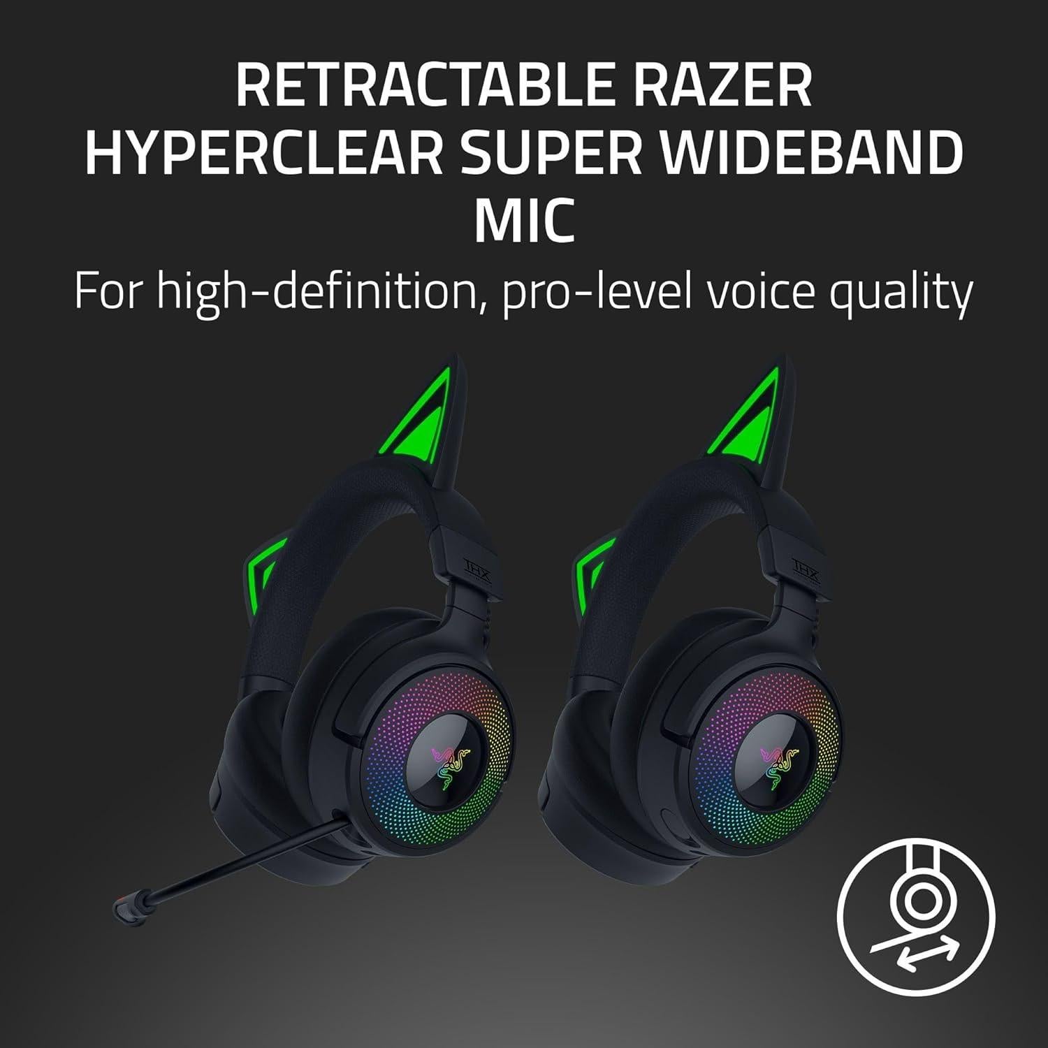 Auriculares Gaming Inalámbricos Razer Kraken Kitty V3 Pro RGB