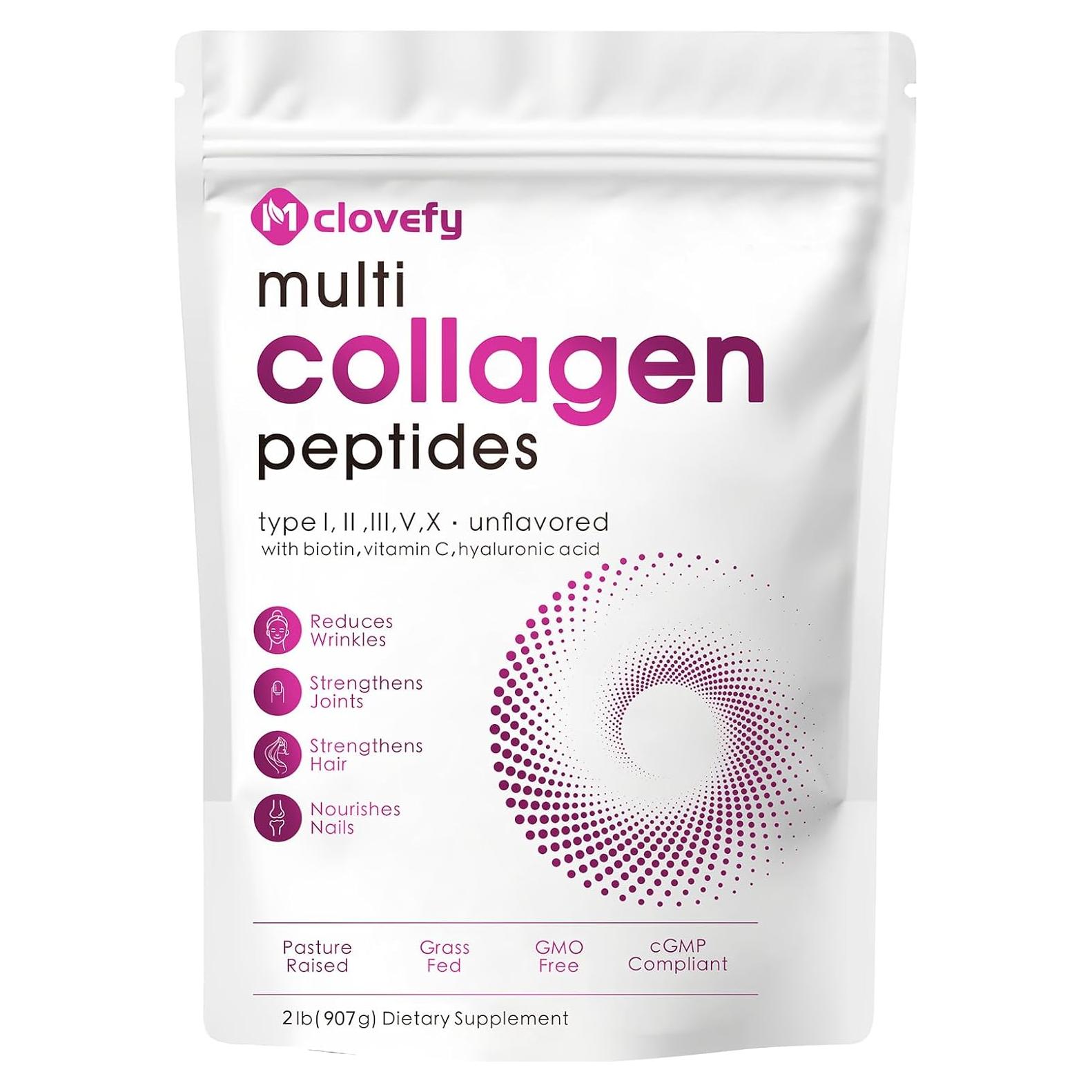Proteína en Polvo de Colágeno Mclovefy 0.91kg Sin Sabor