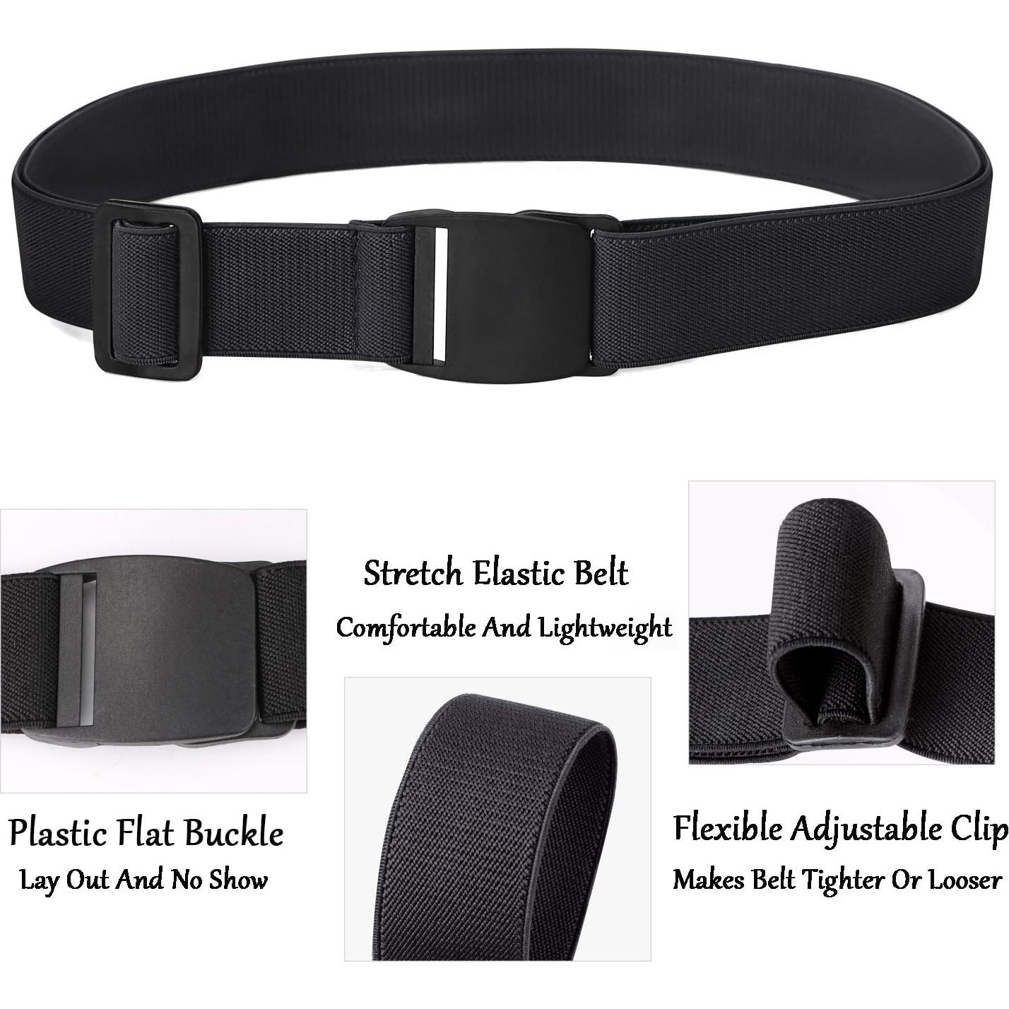 Cinturón Elástico Invisible JASGOOD para Mujeres Ajustable