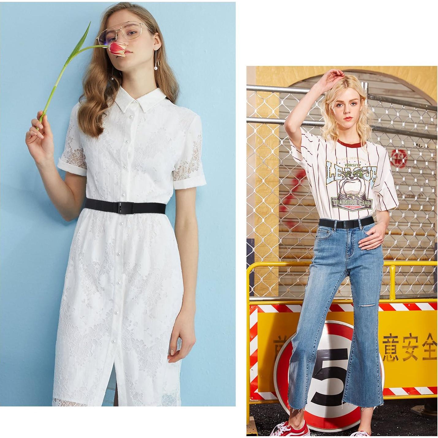 Cinturón Elástico Invisible JASGOOD para Mujeres Ajustable