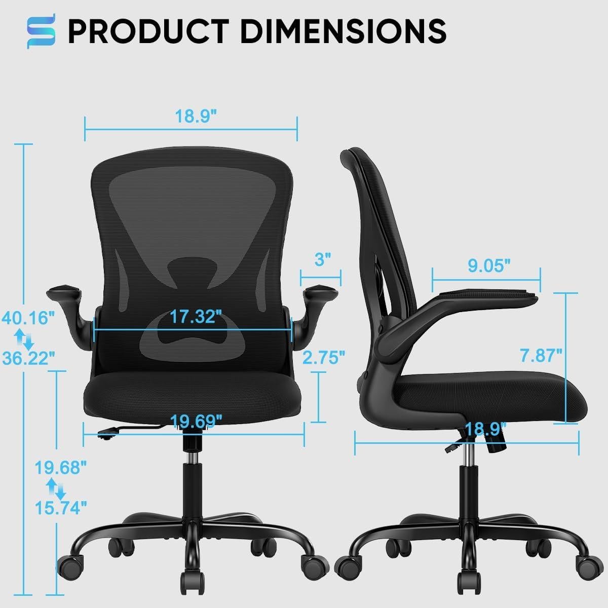 Silla de Oficina Ergonómica Sytas SB-GY001 con Soporte Lumbar