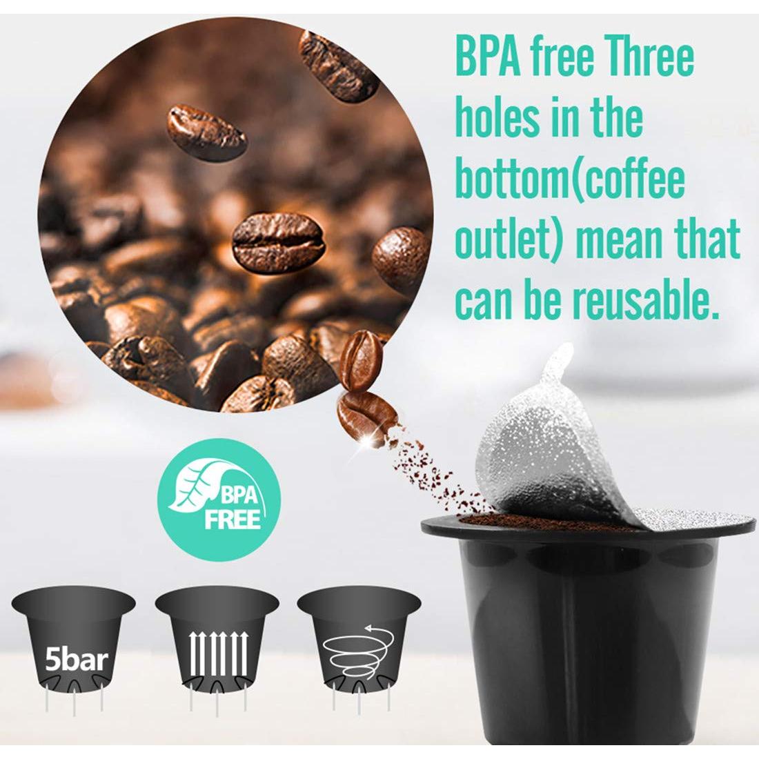 Cápsulas Reutilizables de Espresso CAPMESSO - 100 Piezas